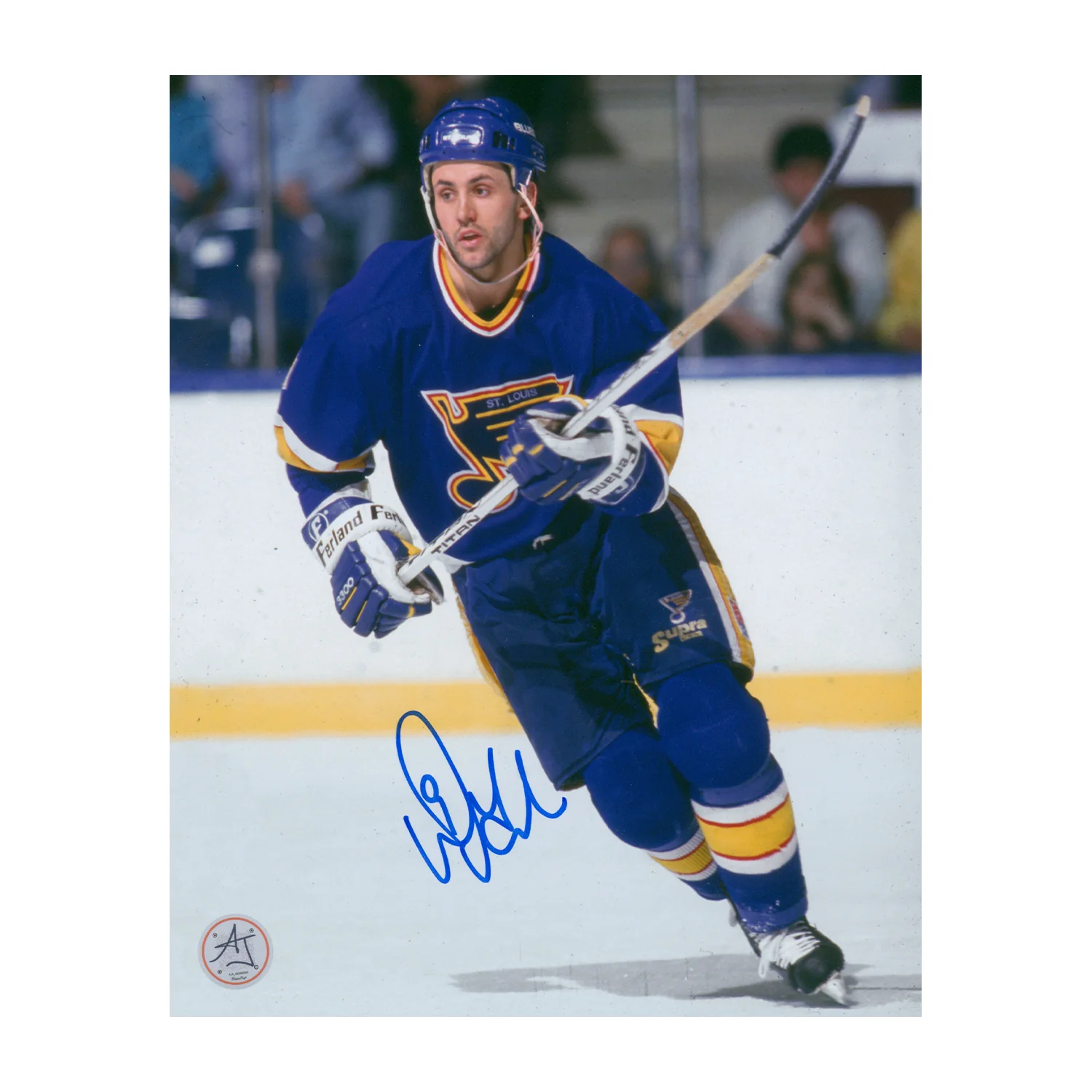 Doug Gilmour Autographed St Louis Blues Hockey 8x10 Photo