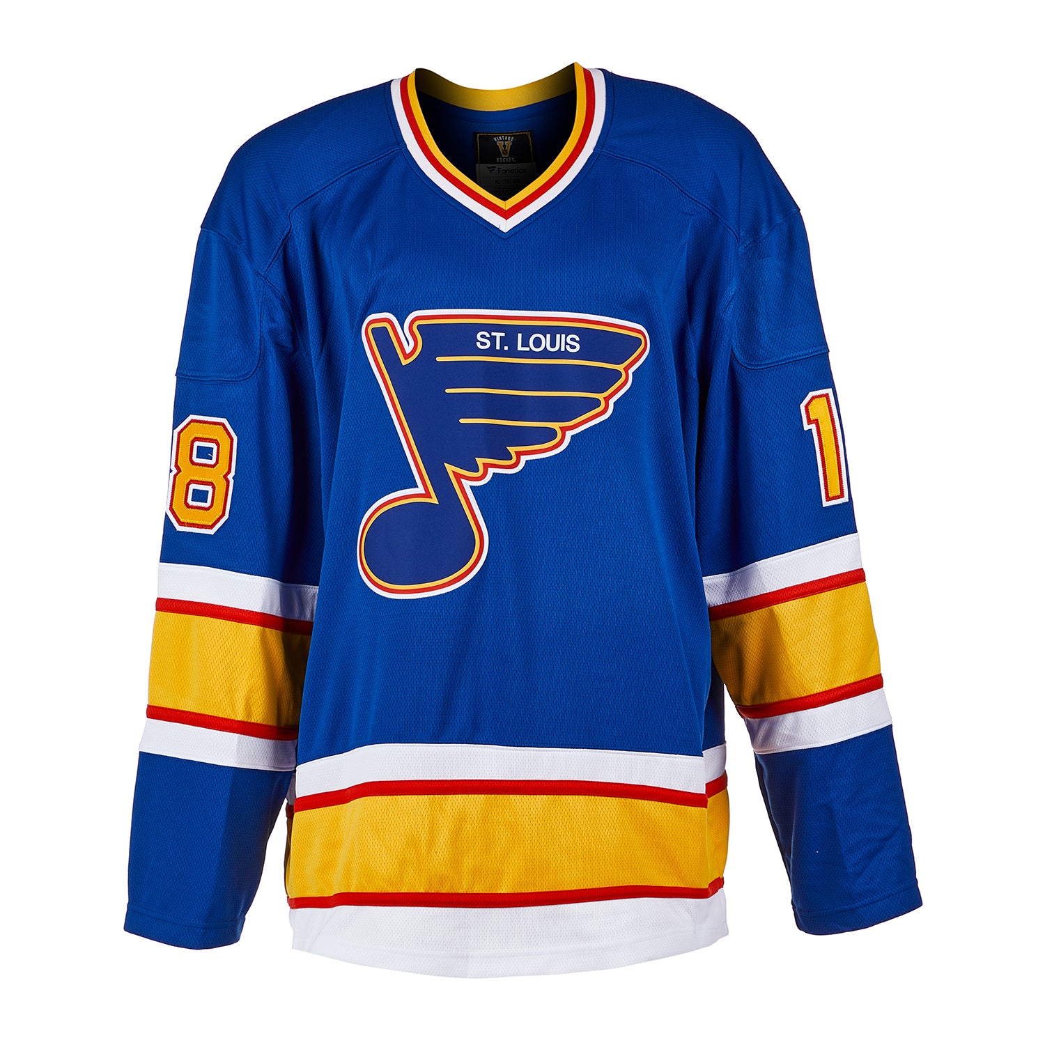 Doug Gilmour Signed St Louis Blues Throwback Breakaway Jersey - Image 2