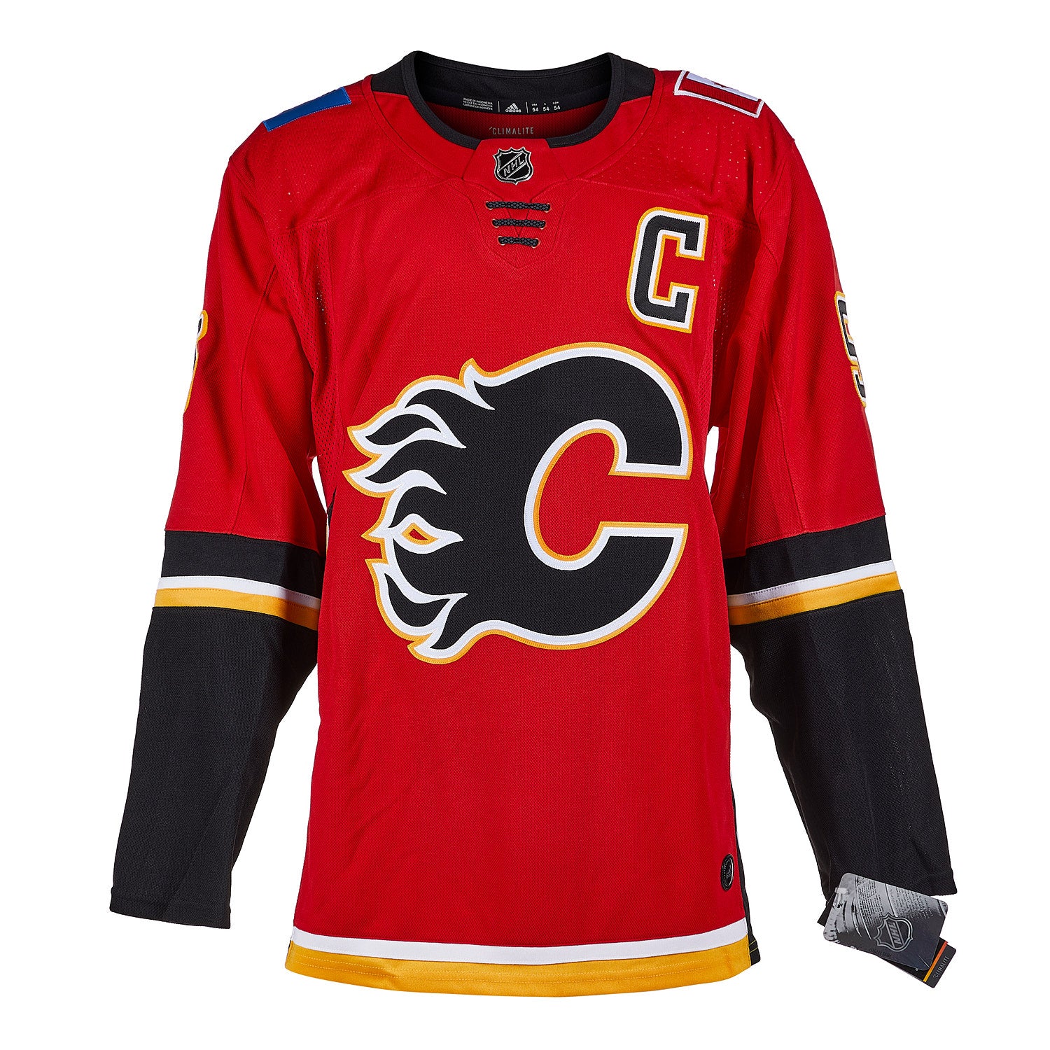 Mark Giordano Signed Calgary Flames Black Logo adidas Jersey with Norris Note - Image 2