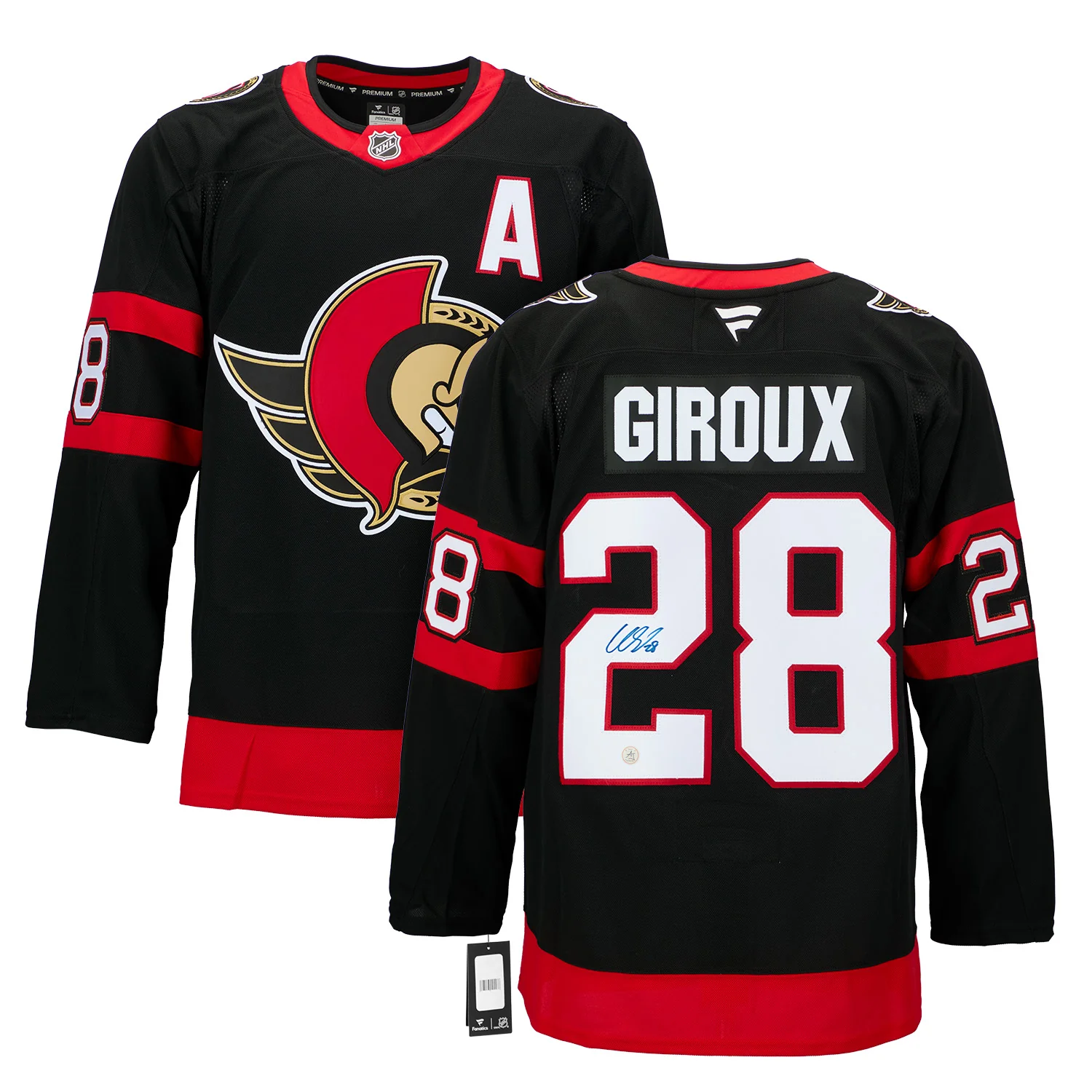 Claude Giroux Autographed Ottawa Senators Fanatics Premium Jersey - Image 3
