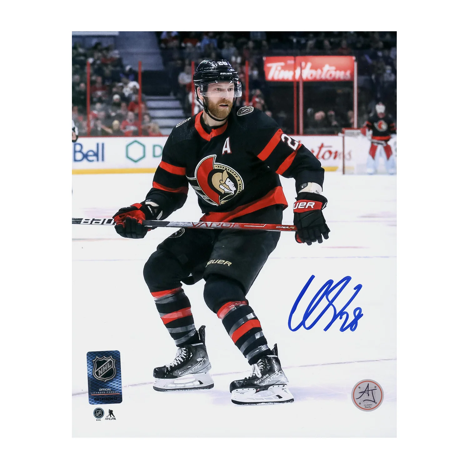 Claude Giroux Autographed Ottawa Senators Hockey 8x10 Photo