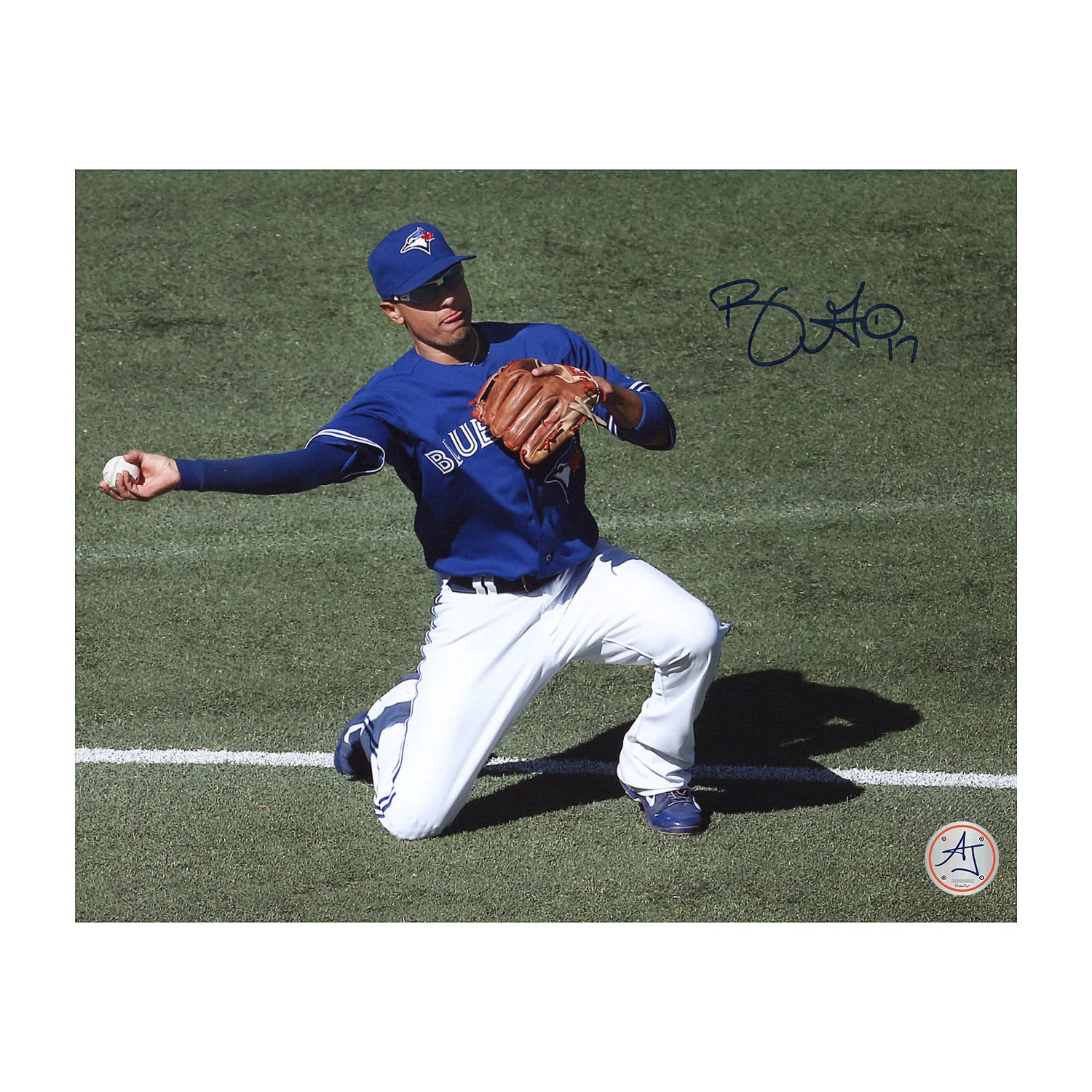 Ryan Goins Autographed Toronto Blue Jays 8x10 Photo