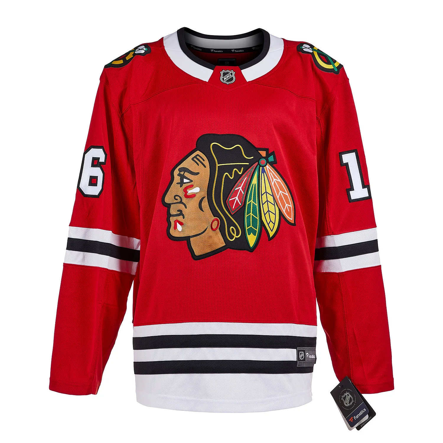 Michel Goulet Autographed Chicago Blackhawks Fanatics Breakaway Jersey - Image 2