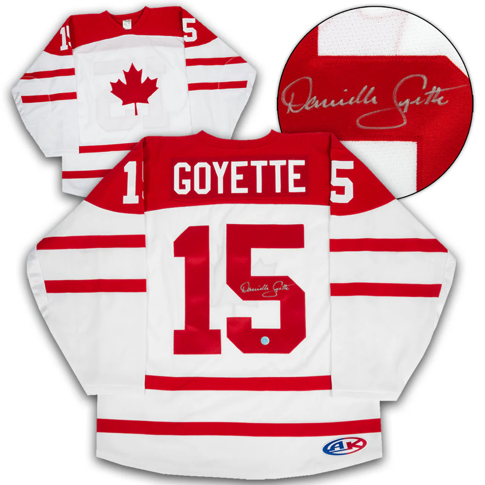 Danielle Goyette Signed Team Canada Custom Hockey Nation Jersey