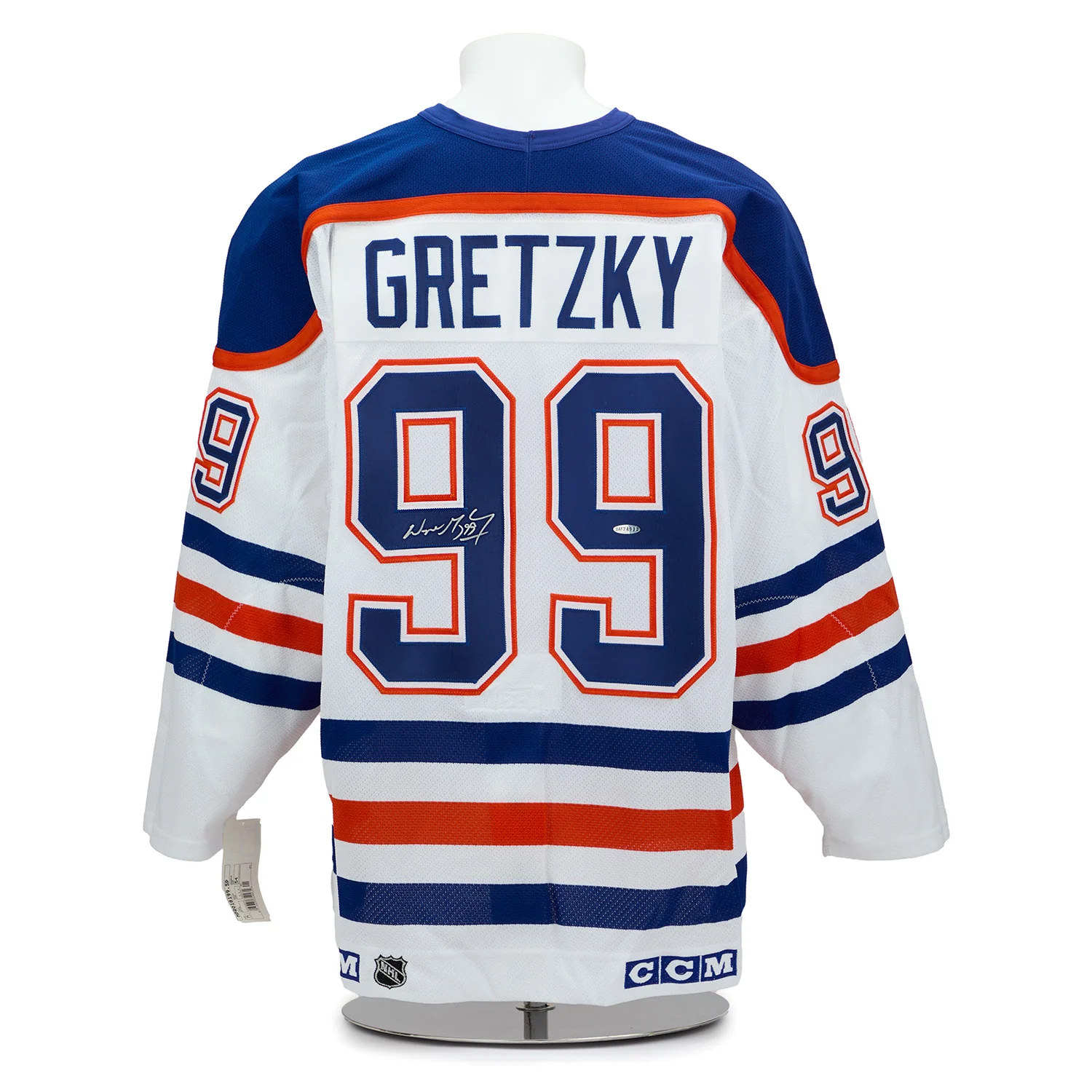 Wayne Gretzky Signed Edmonton Oilers Authentic White Vintage CCM Jersey UDA COA