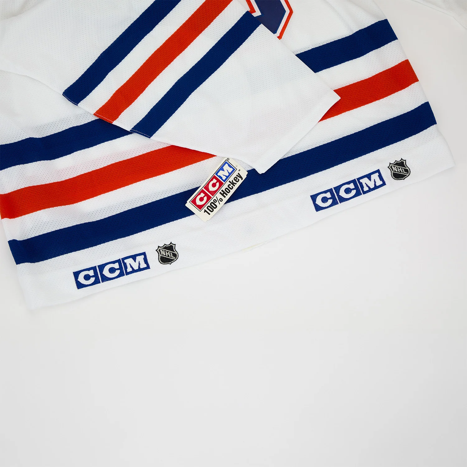 Wayne Gretzky Signed Edmonton Oilers Authentic White Vintage CCM Jersey UDA COA - Image 5