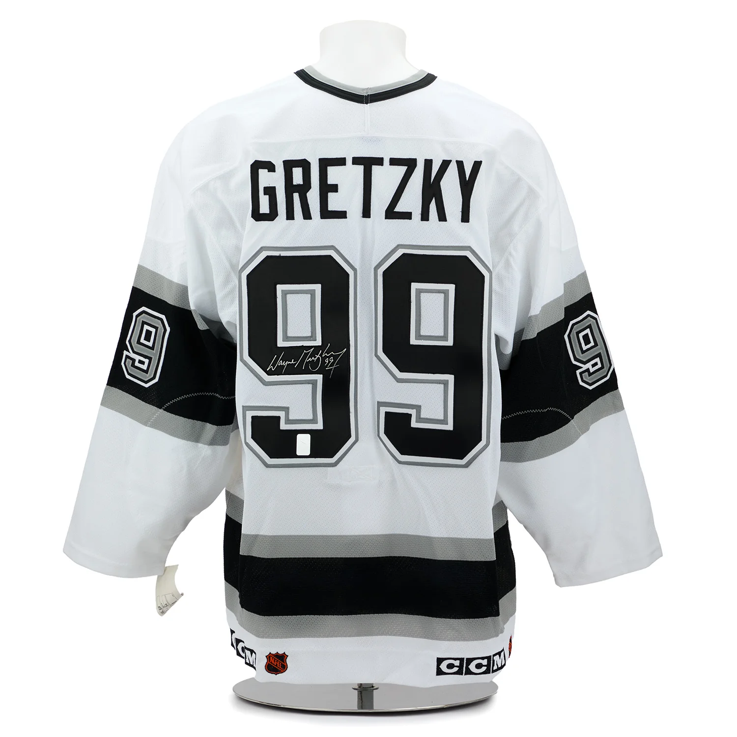 Wayne Gretzky Signed Los Angeles Kings Vintage Double CCM Jersey – WGA COA