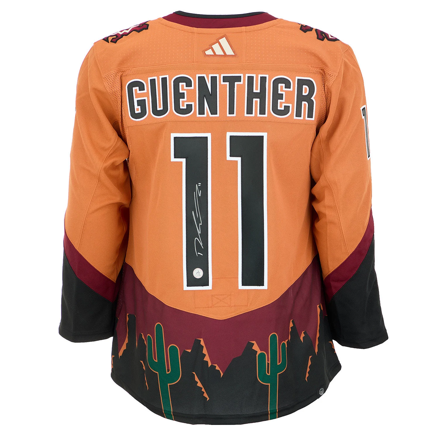 Dylan Guenther Signed Arizona Coyotes Reverse Retro 2.0 adidas Jersey