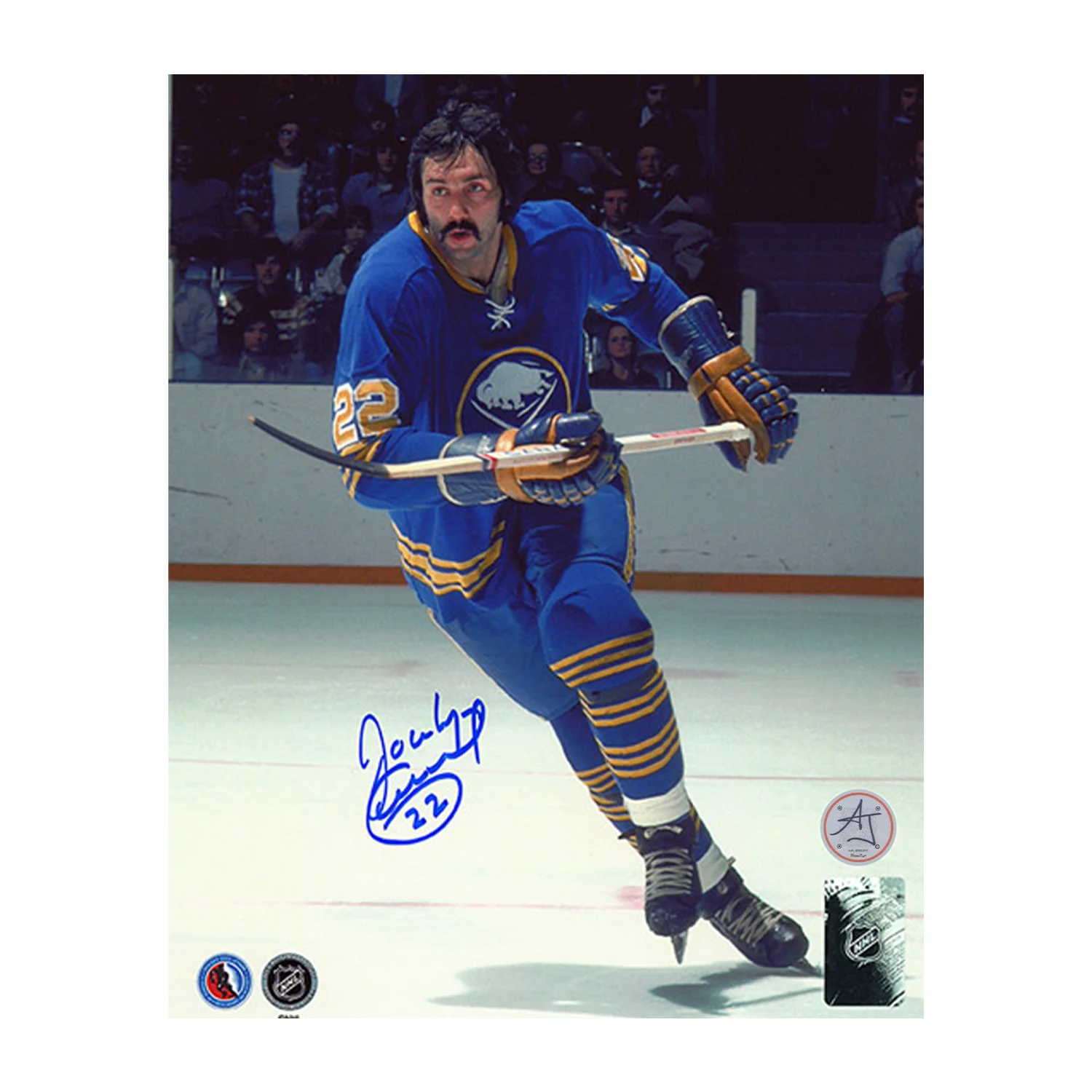 Jocelyn Guevremont Autographed Buffalo Sabres Game Action 8x10 Photo