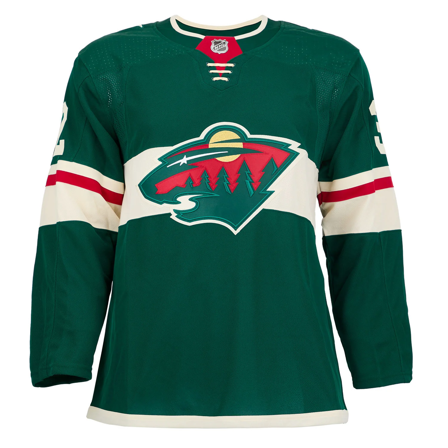 Filip Gustavsson Autographed Minnesota Wild Green adidas Jersey - Image 2
