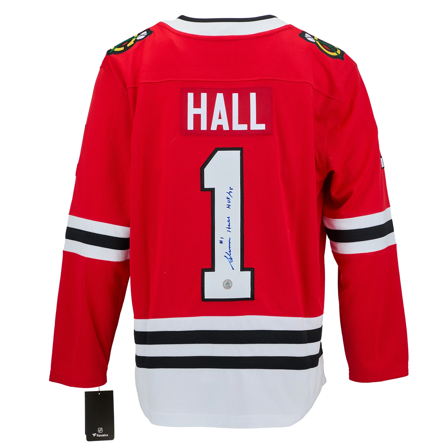 Glenn Hall Autographed Chicago Blackhawks Fanatics Breakaway Jersey