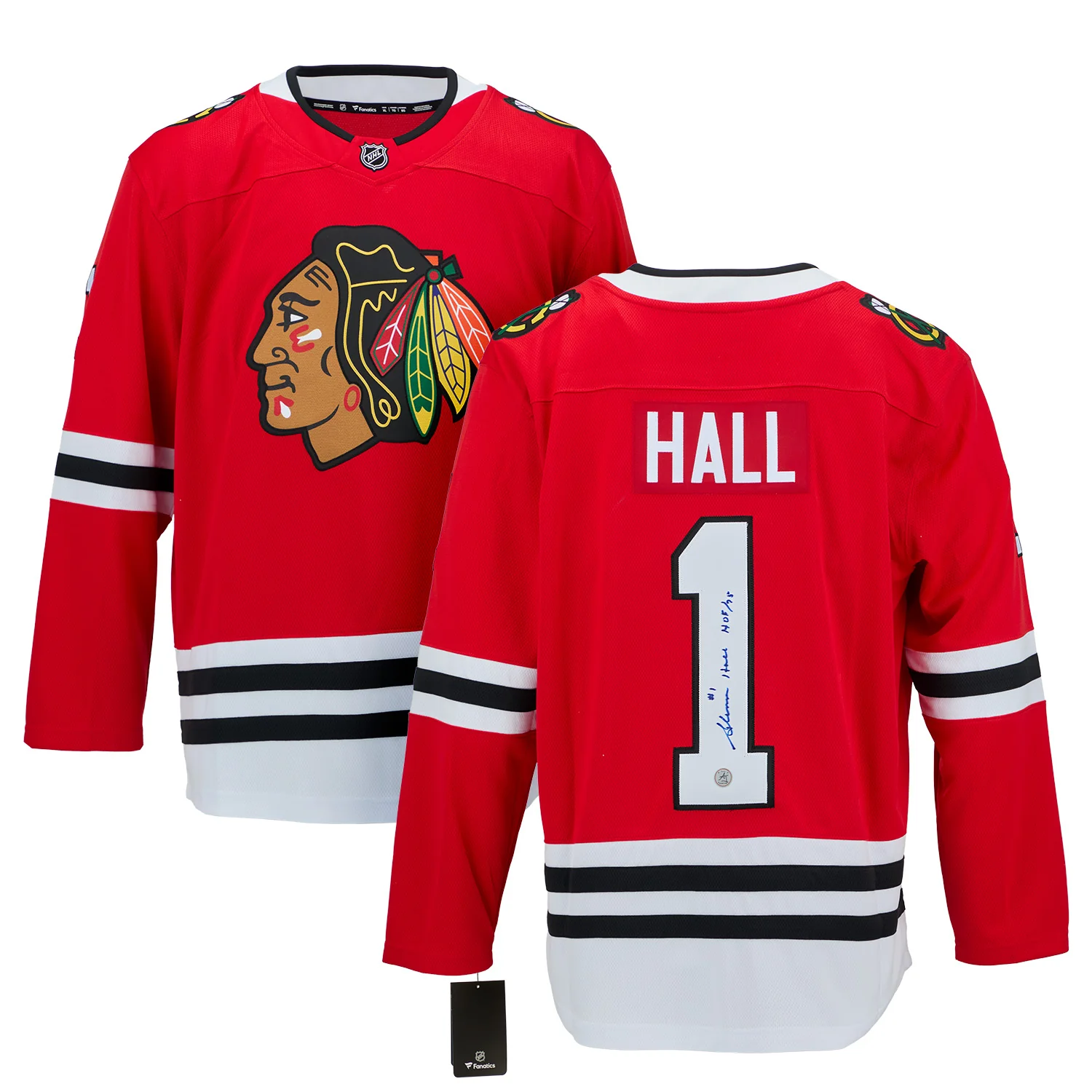 Glenn Hall Autographed Chicago Blackhawks Fanatics Breakaway Jersey - Image 3