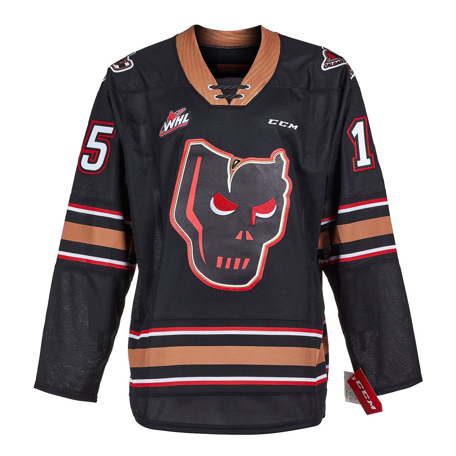 Bret Hitman Hart Calgary Hitmen Autographed CHL CCM Jersey - Image 2