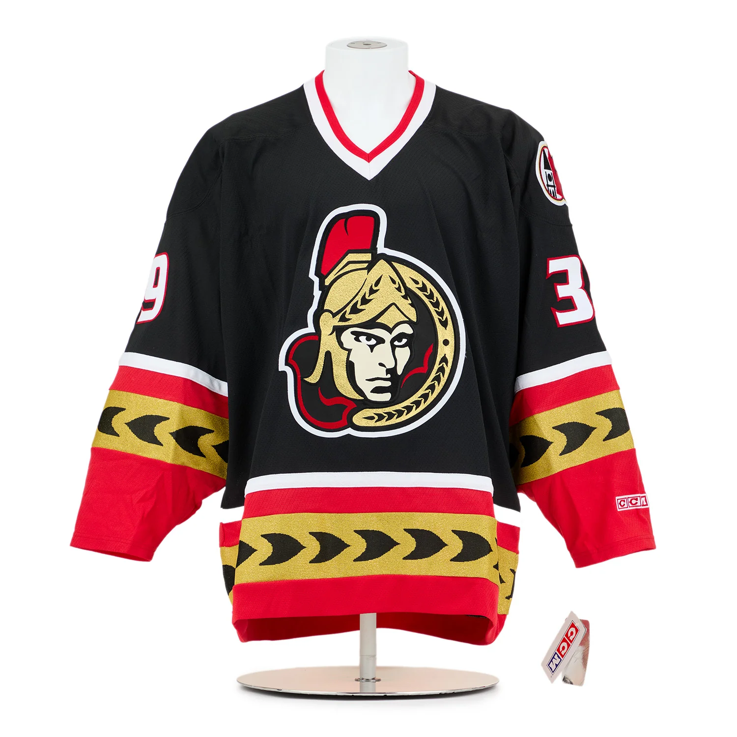 Dominik Hasek Autographed Ottawa Senators Vintage CCM Jersey - Image 2