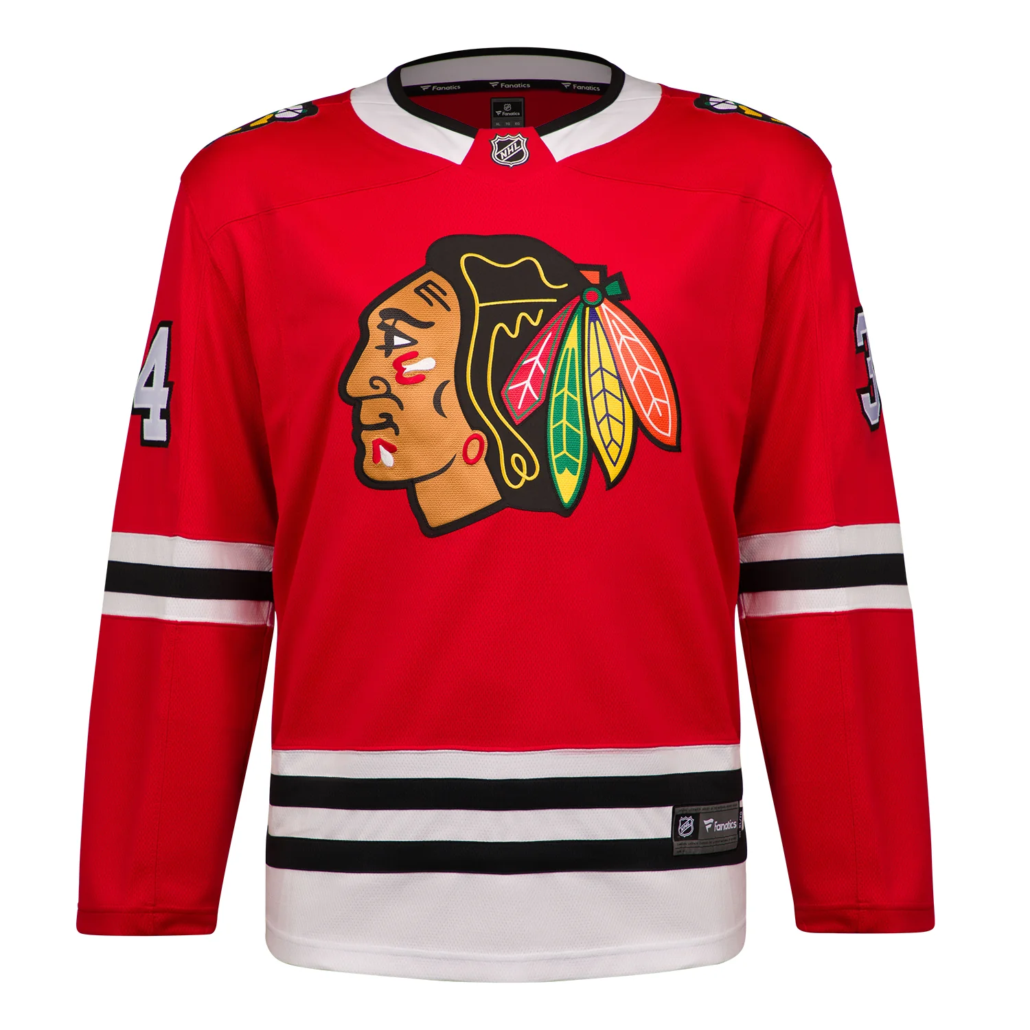 Dominik Hasek Autographed Chicago Blackhawks Red Fanatics Breakaway Jersey - Image 2