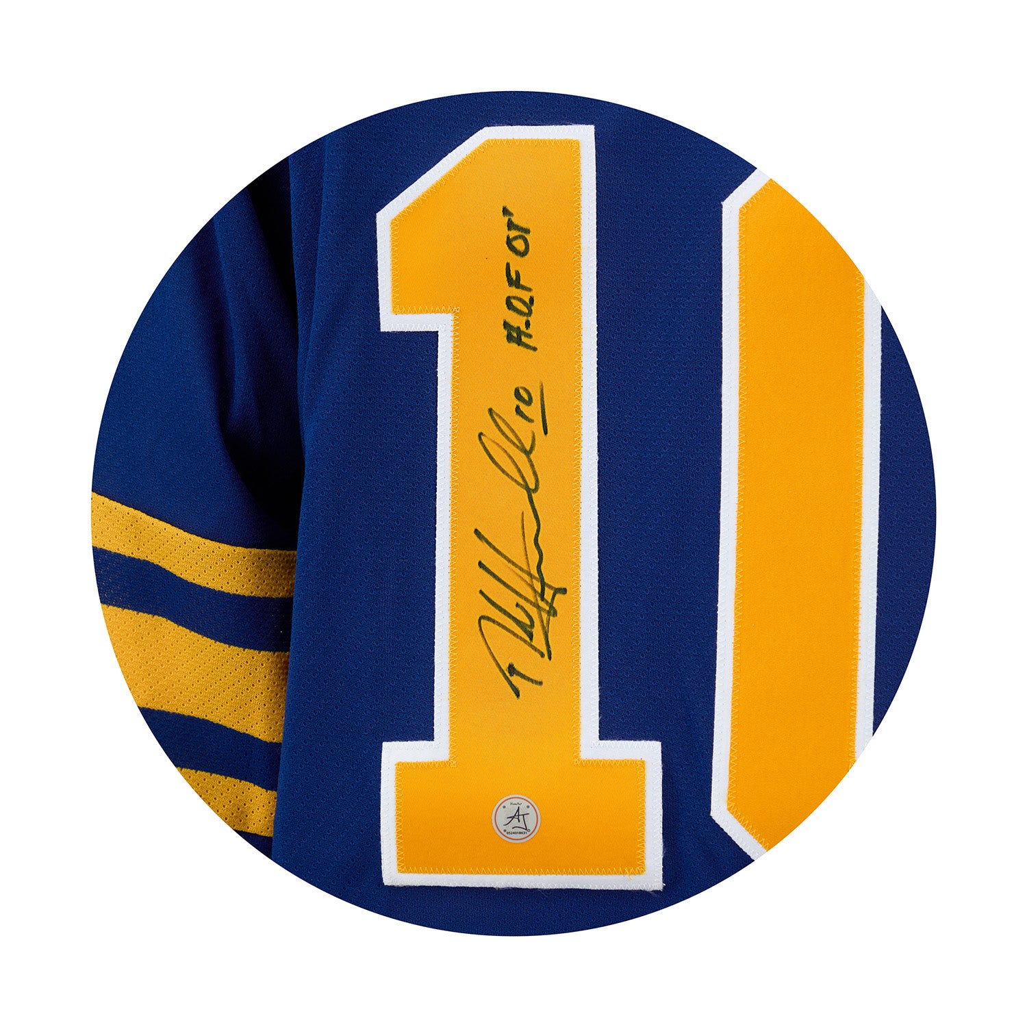 Dale Hawerchuk Autographed Buffalo Sabres Vintage CCM Jersey - Image 3