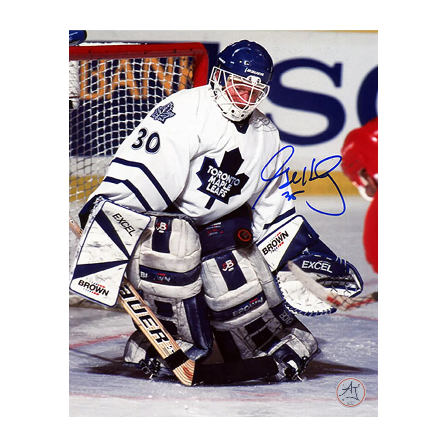 Glenn Healy Autographed Toronto Maple Leafs Netminder 8x10 Photo