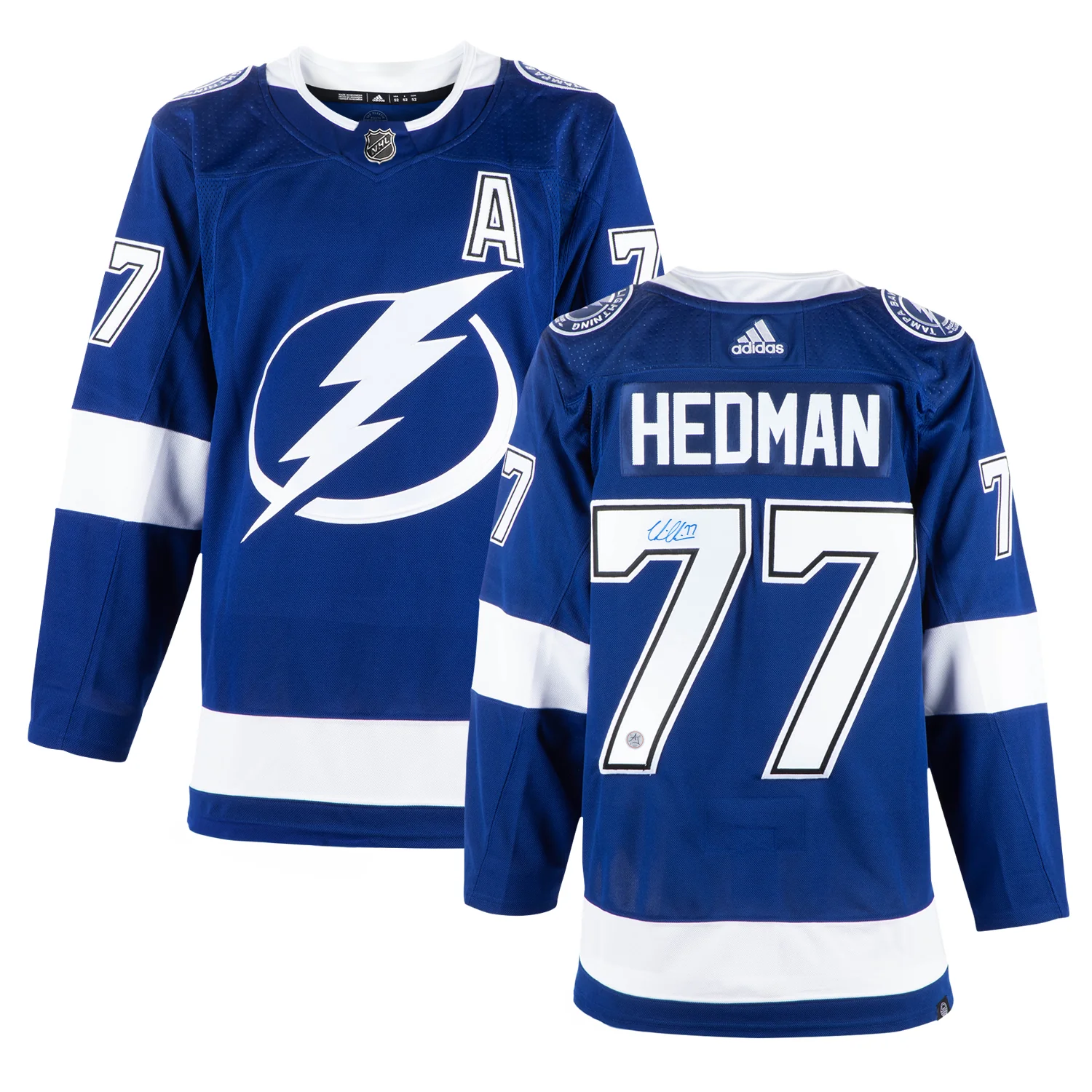 Victor Hedman Autographed Tampa Bay Lightning adidas Jersey - Image 3