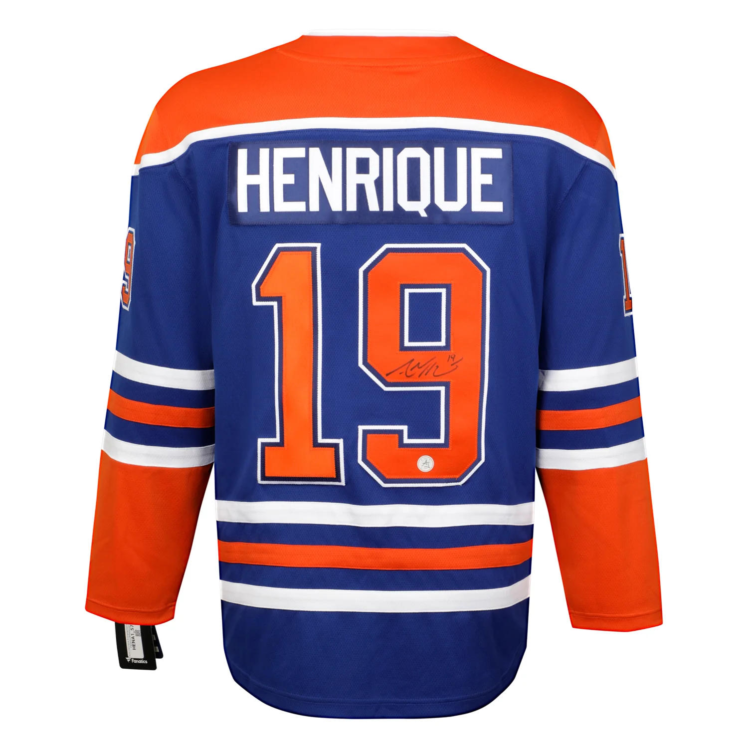 Adam Henrique Autographed Edmonton Oilers Blue Fanatics Breakaway Jersey
