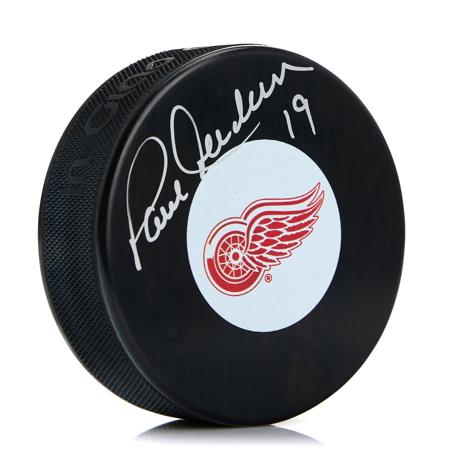 Paul Henderson Detroit Red Wings Autographed Hockey Puck