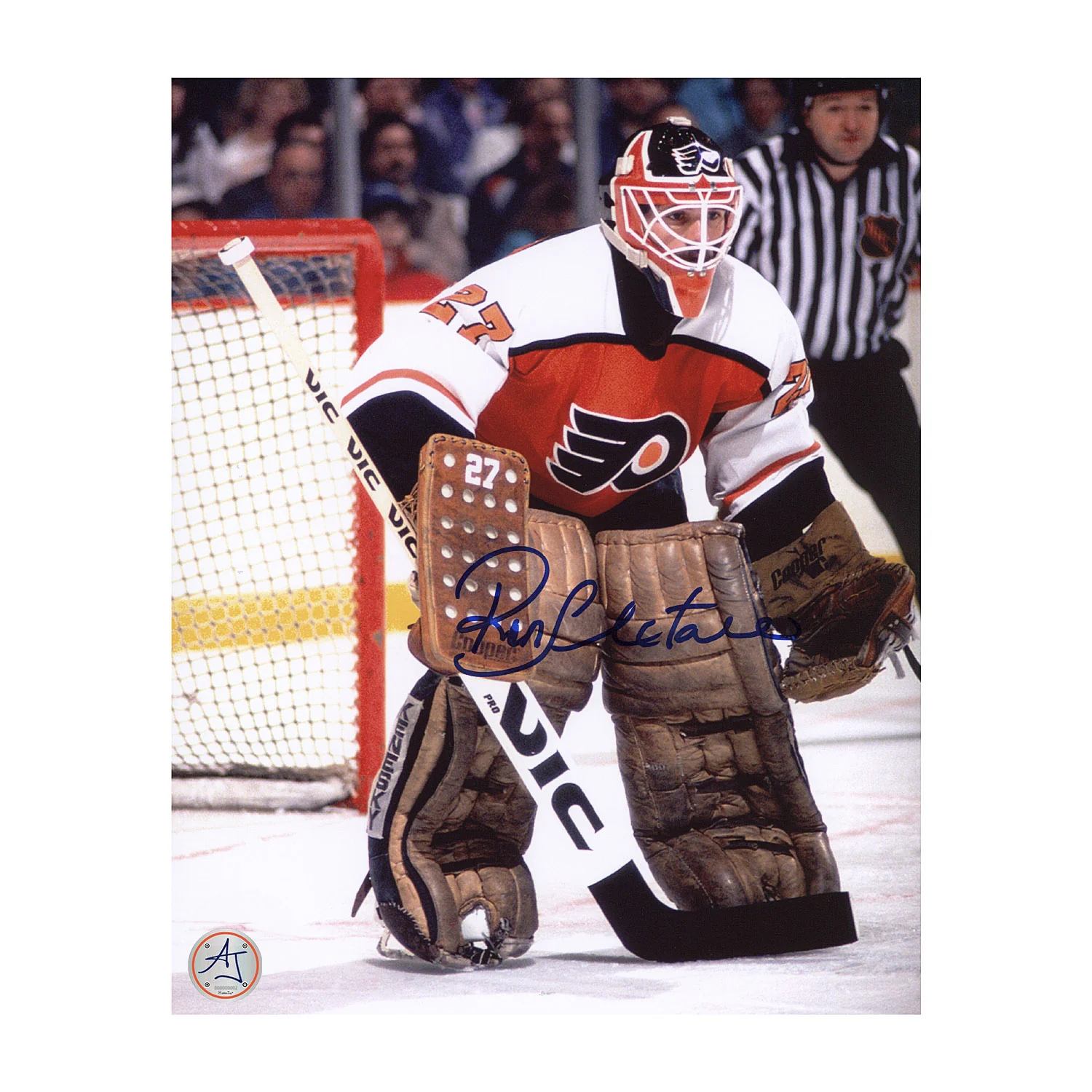 Ron Hextall Autographed Philadelphia Flyers Goalie 8x10 Photo