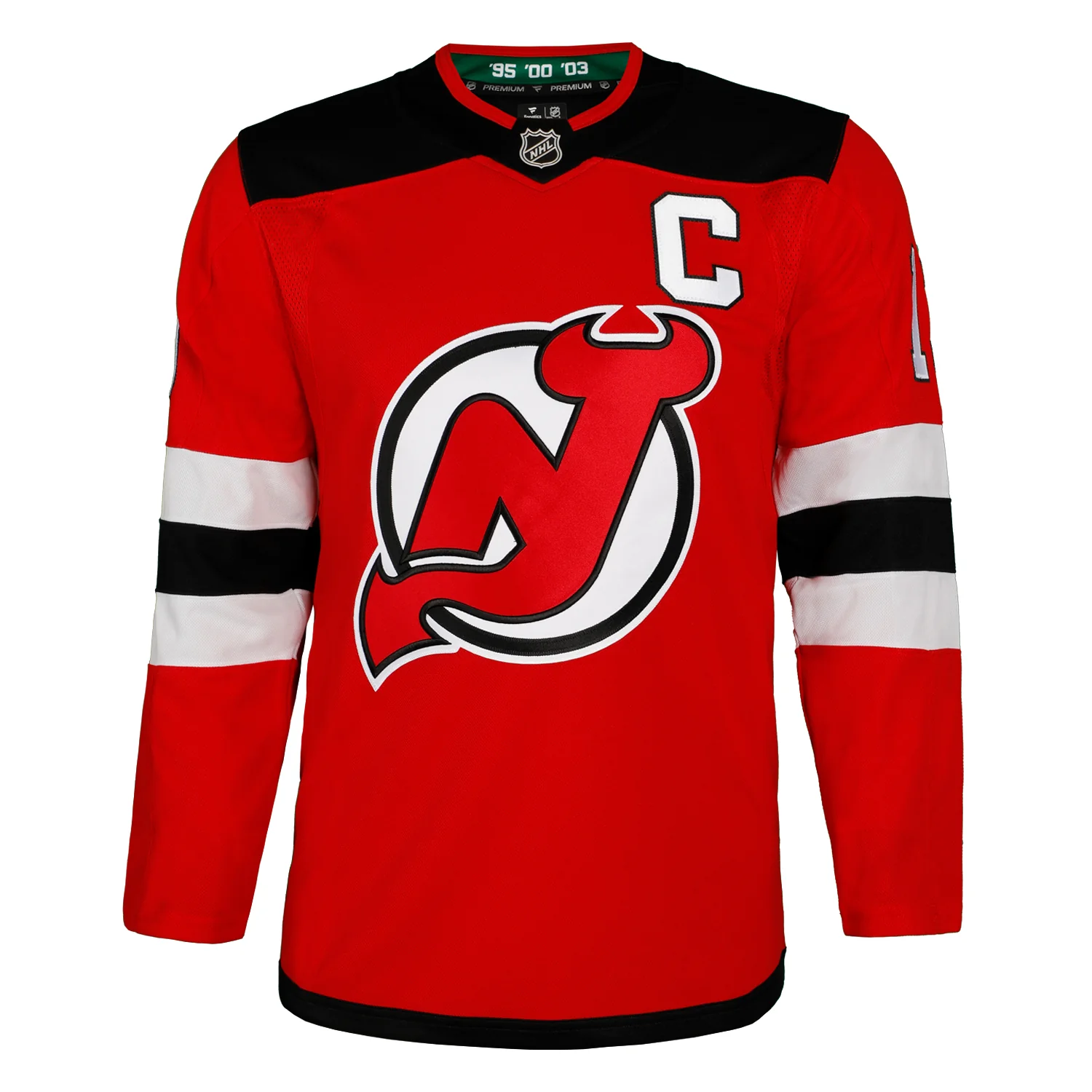 Nico Hischier Autographed New Jersey Devils Fanatics Premium Jersey - Image 2