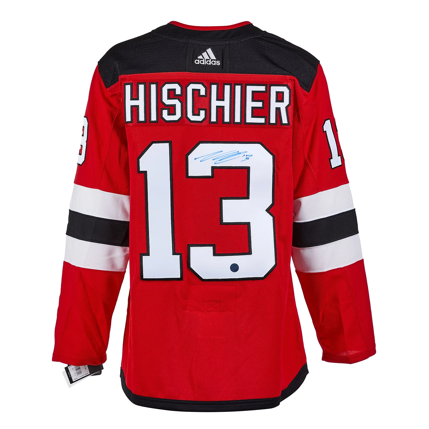 Nico Hischier Autographed New Jersey Devils adidas Jersey