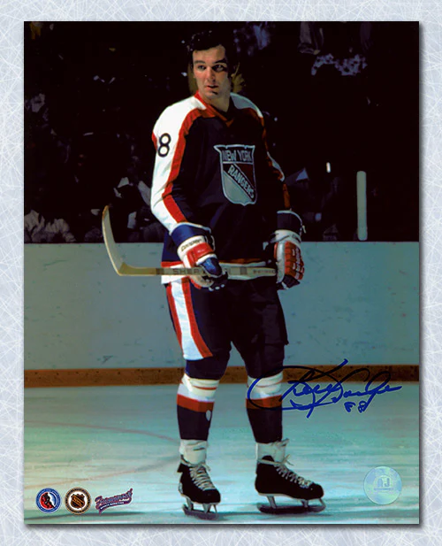 Ken Hodge Autographed New York Rangers Hockey 8x10 Photo