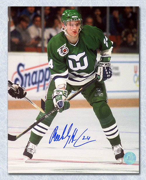 Bobby Holik Autographed Hartford Whalers Hockey 8x10 Photo