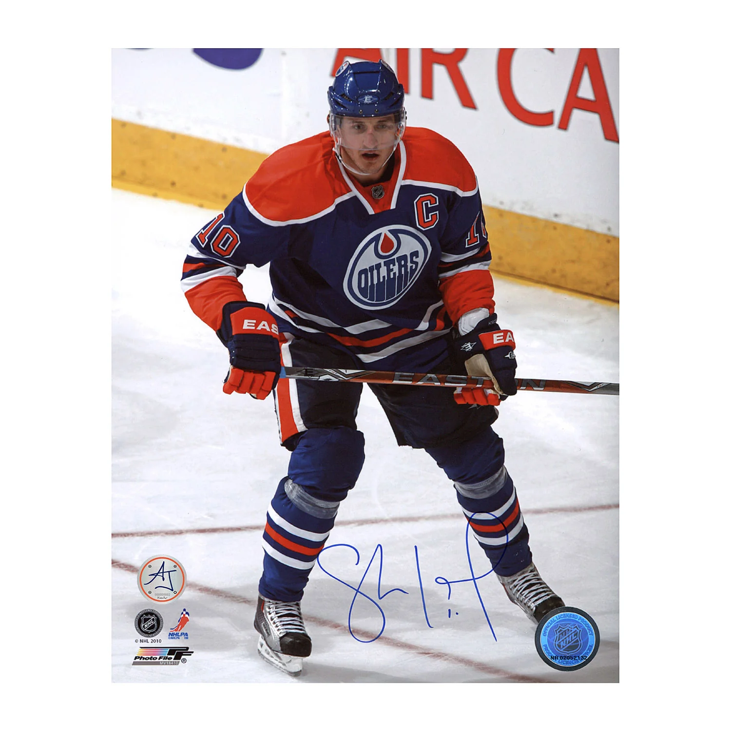 Shawn Horcoff Autographed Edmonton Oilers Captain 8x10 Photo