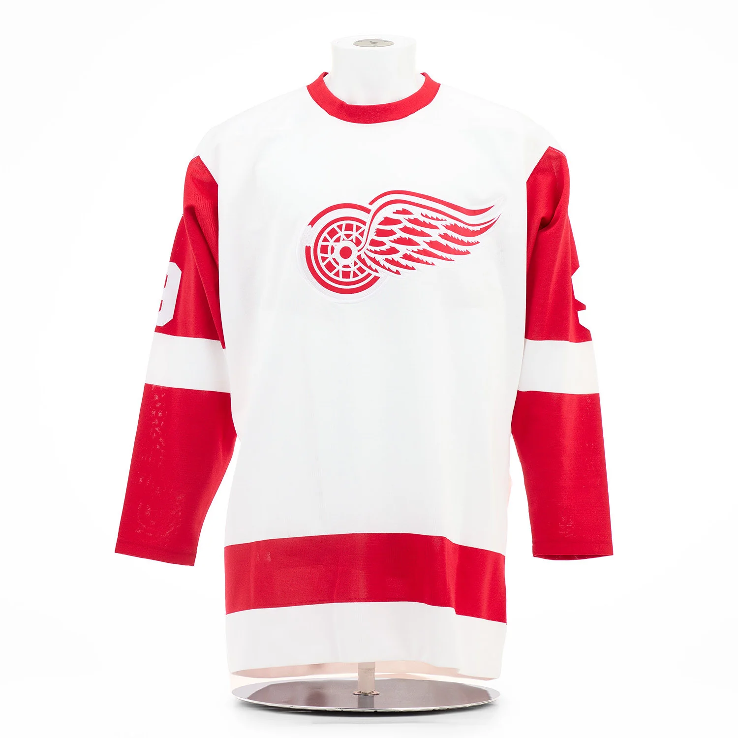 Gordie Howe Signed Detroit Red Wings Mitchell & Ness Throwback Jersey - Image 2