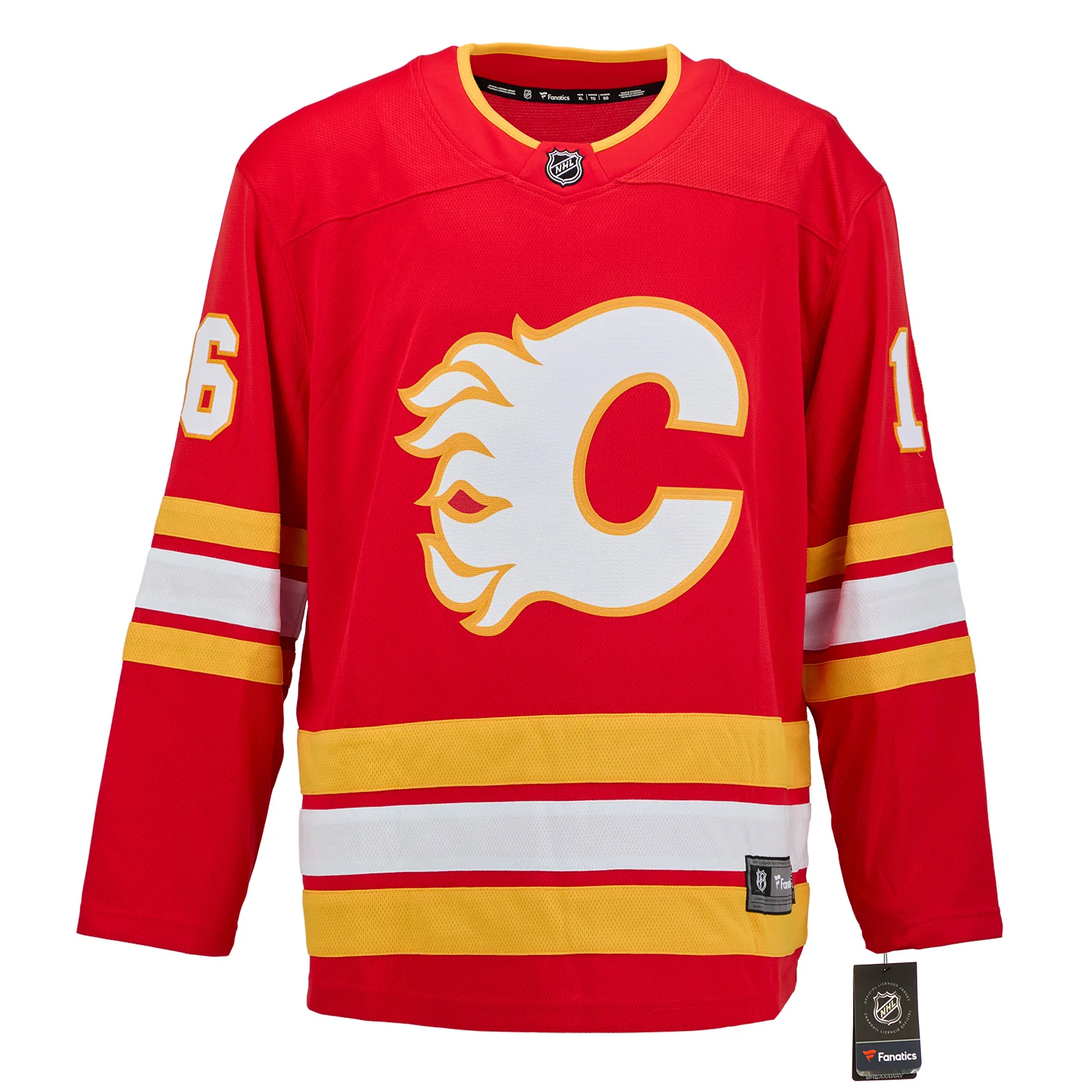 Brett Hull Autographed Calgary Flames Fanatics Breakaway Jersey - Image 2