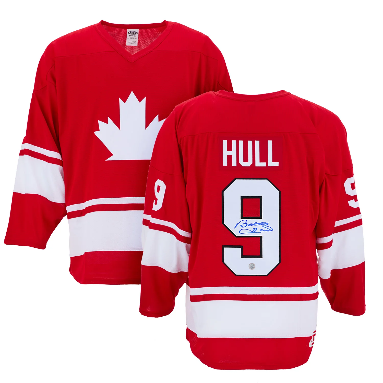 Bobby Hull Autographed Team Canada Custom Hockey Nation Jersey - Image 3