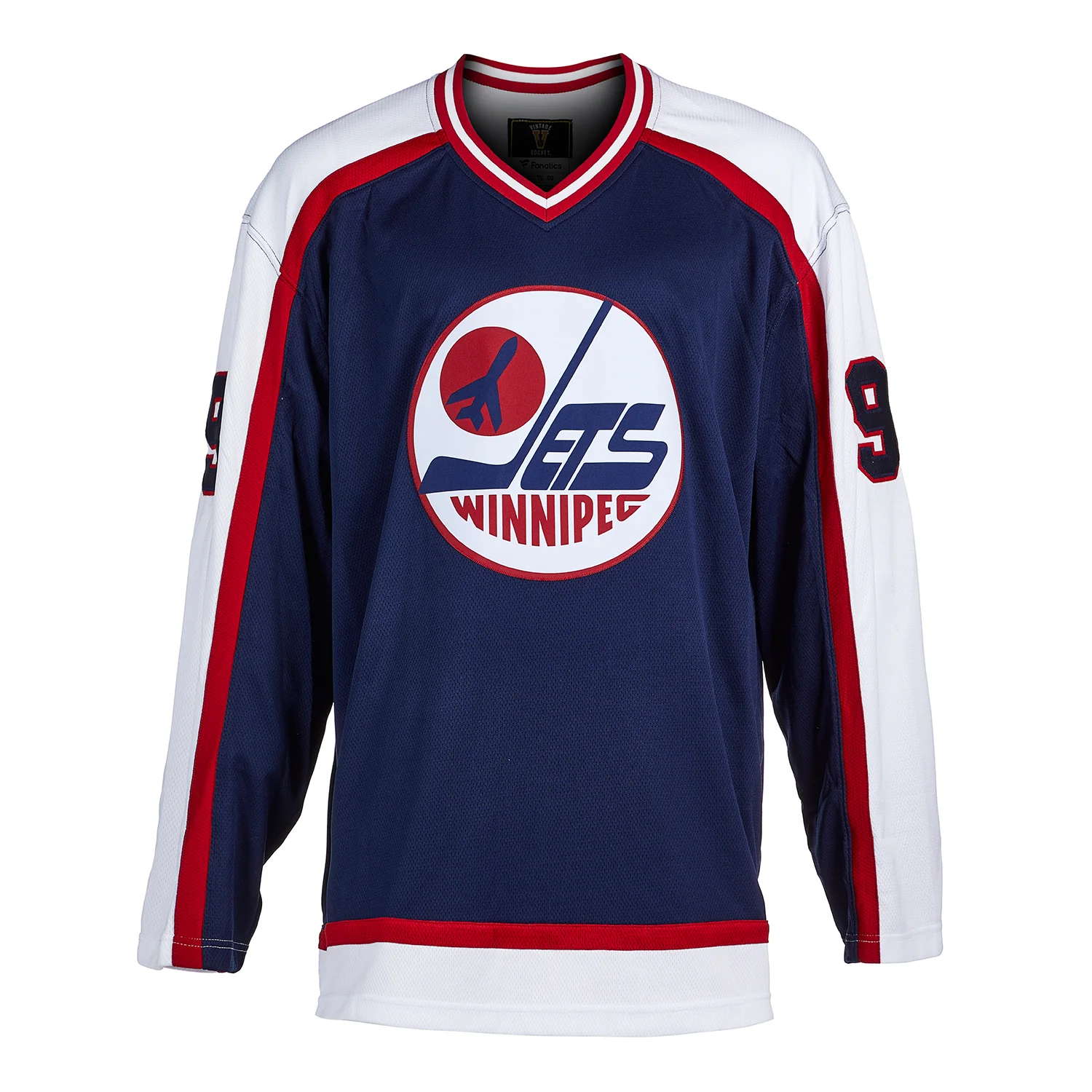 Bobby Hull Autographed Winnipeg Jets Fanatics Throwback Jersey - Image 2