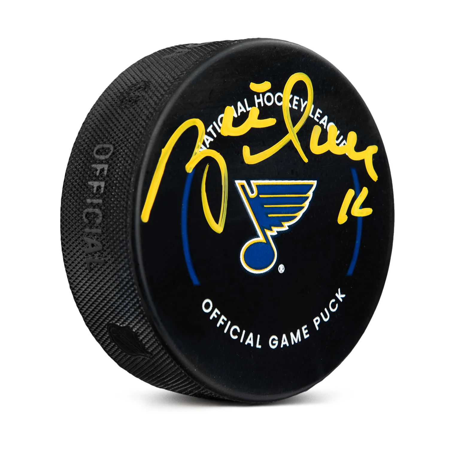 Brett Hull Signed St Louis Blues Official Game Puck