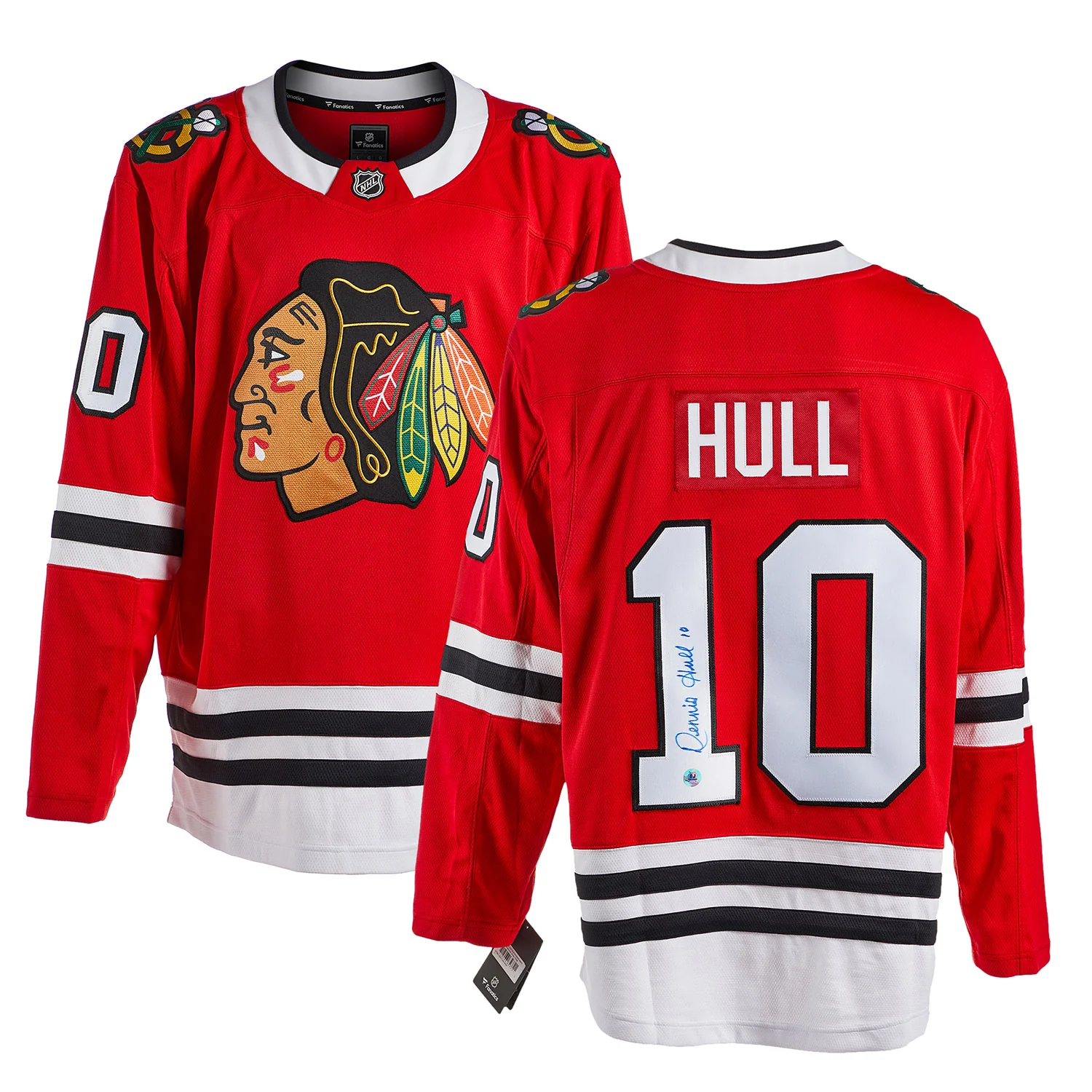 Dennis Hull Autographed Chicago Blackhawks Fanatics Breakaway Jersey - Image 3