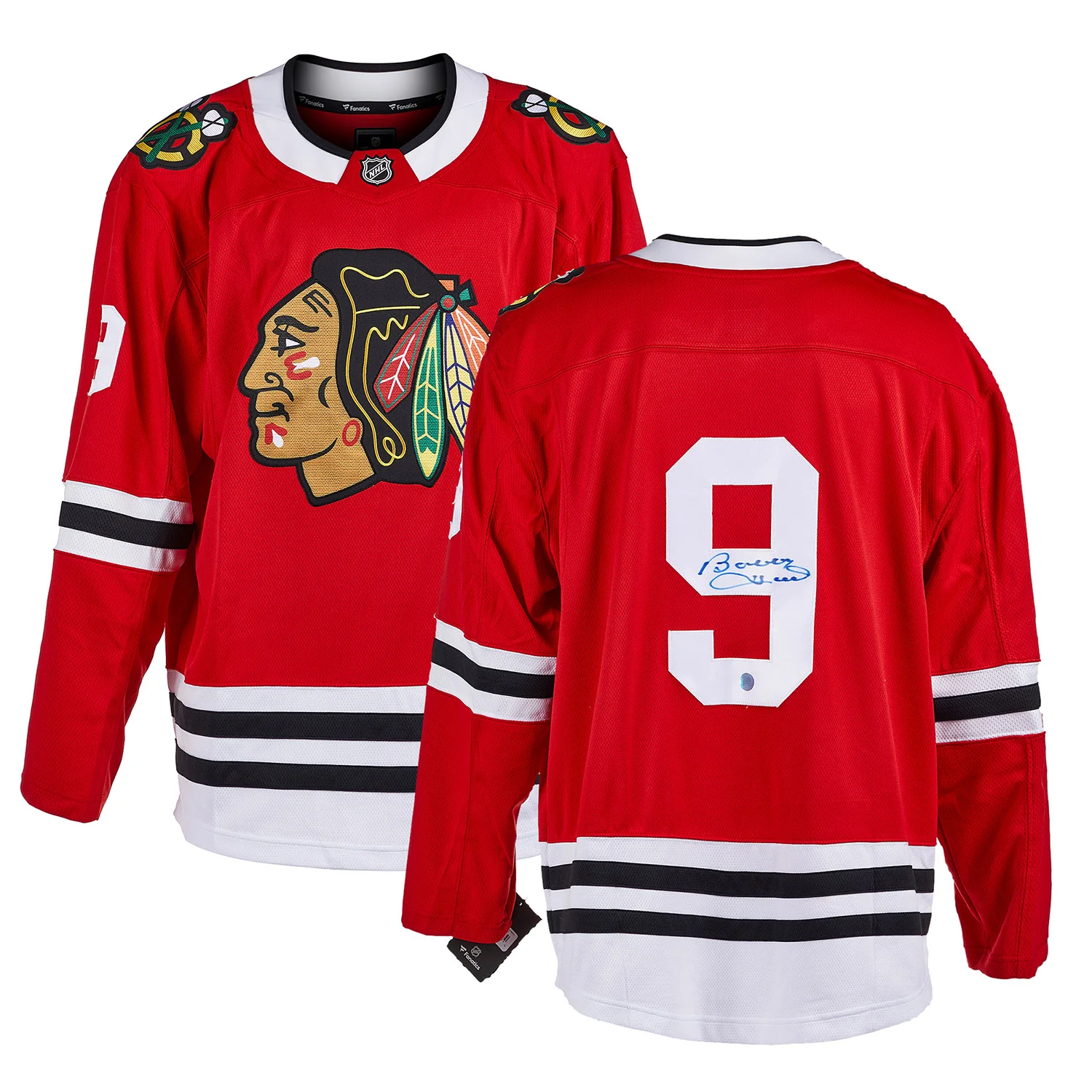 Bobby Hull Autographed Chicago Blackhawks Fanatics Breakaway Jersey - Image 3