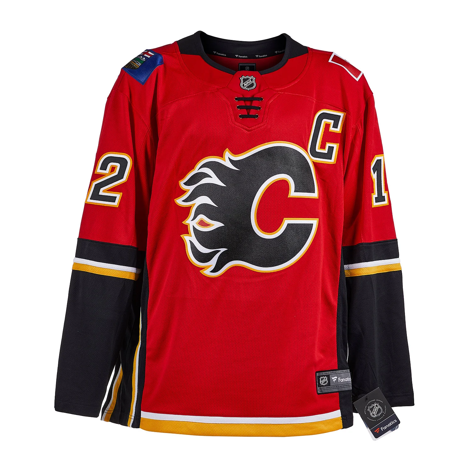 Jarome Iginla Signed Calgary Flames Black Logo Fanatics Breakaway Jersey - Image 2