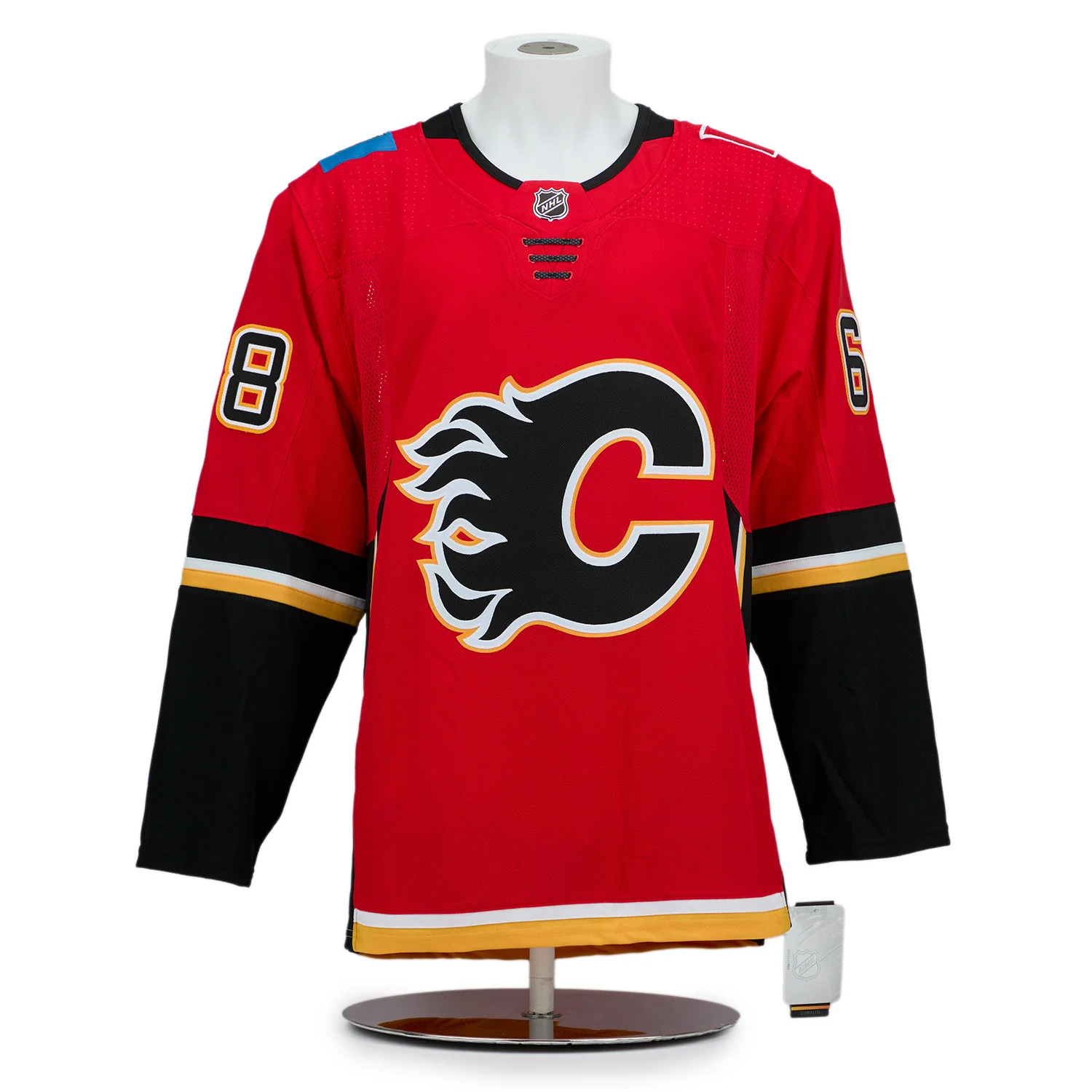 Jaromir Jagr Calgary Flames Signed & Dated Final NHL Game adidas Jersey #26/68 - Image 2