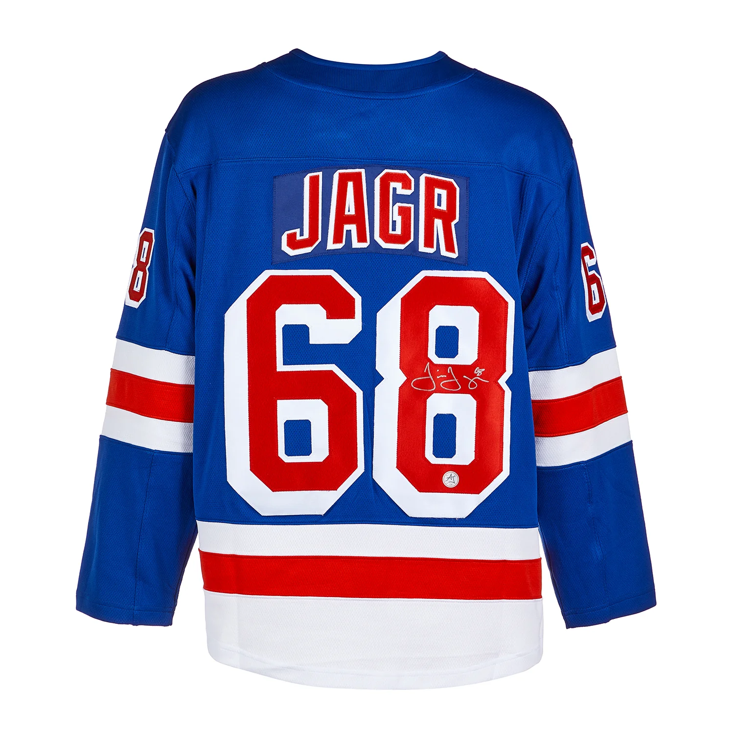Jaromir Jagr Autographed New York Rangers Fanatics Breakaway Jersey