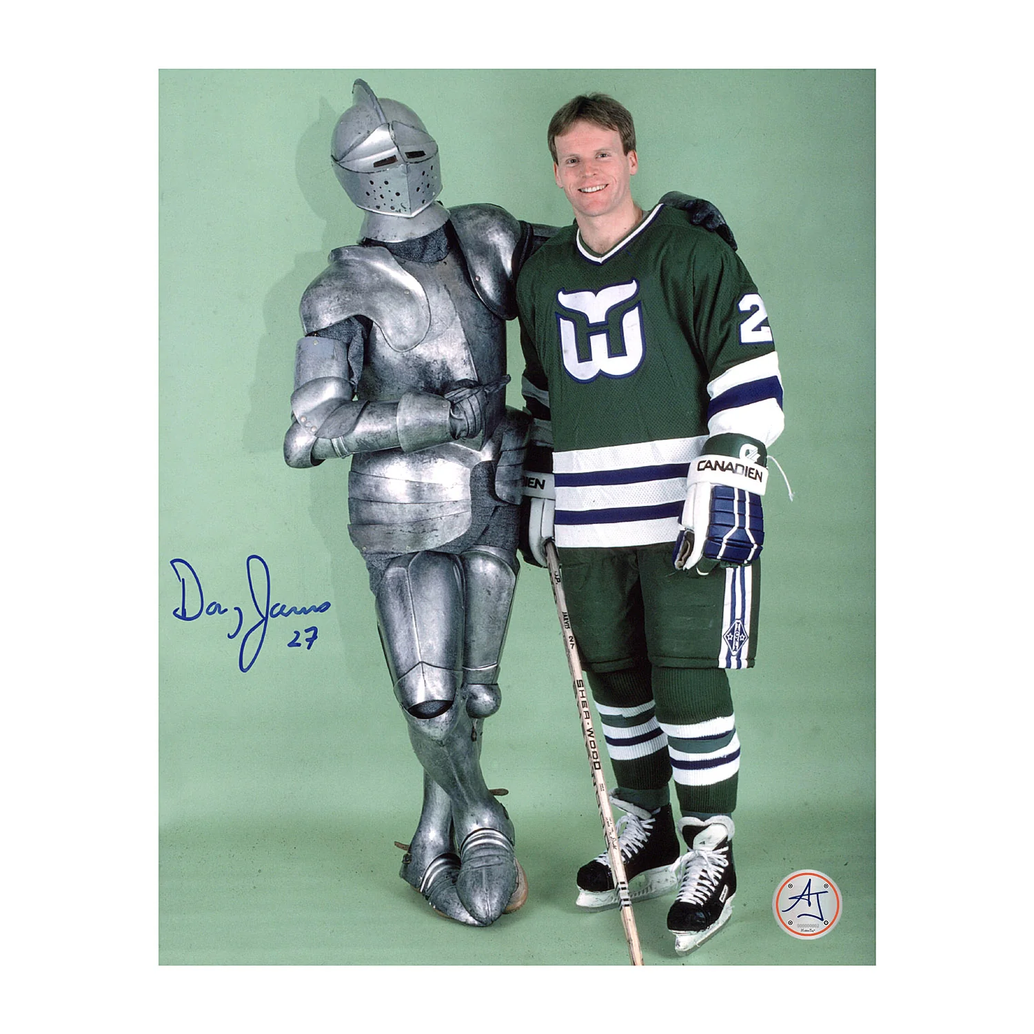 Doug Jarvis Autographed Hartford Whalers 8x10 Photo
