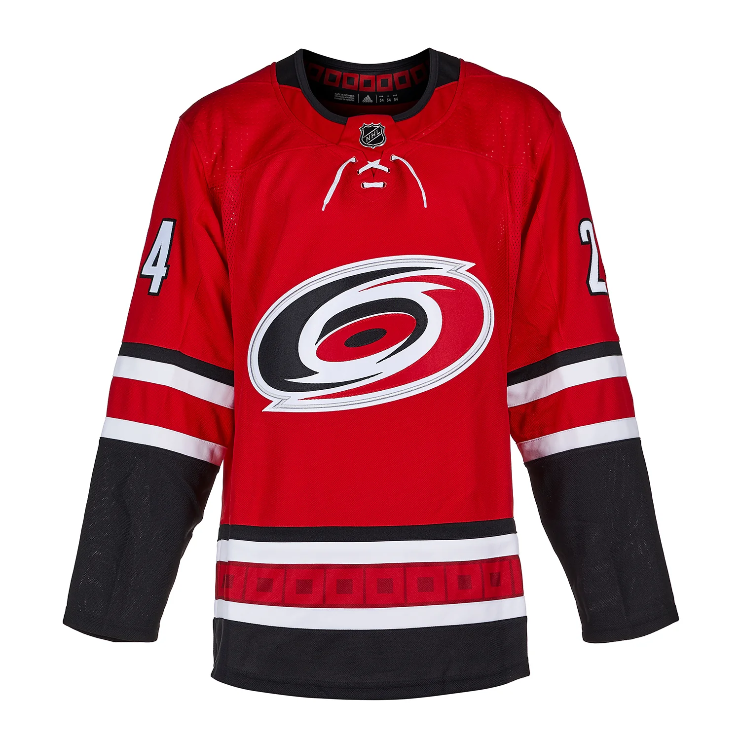 Seth Jarvis Autographed Carolina Hurricanes Red adidas Jersey - Image 2