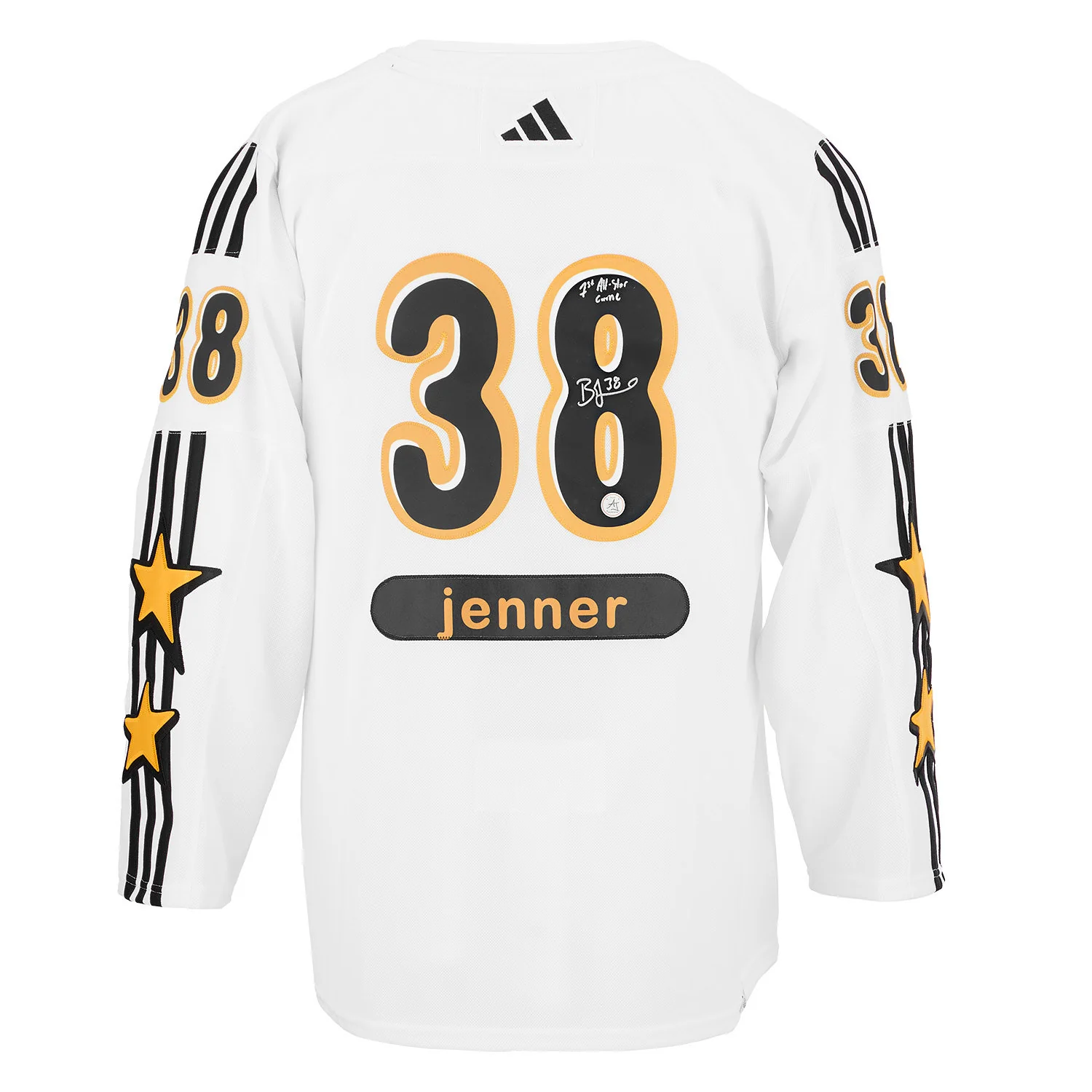 Boone Jenner Autographed 2024 NHL All-Star Game White adidas Jersey