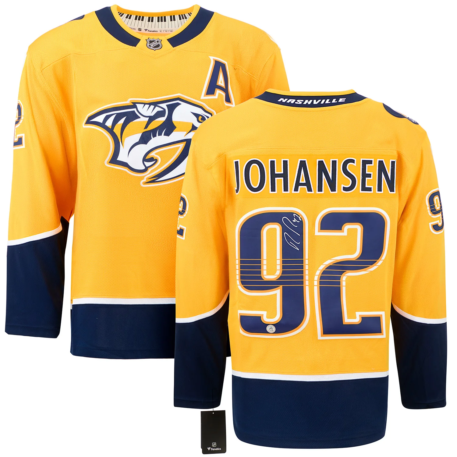 Ryan Johansen Autographed Nashville Predators Fanatics Breakaway Jersey - Image 3