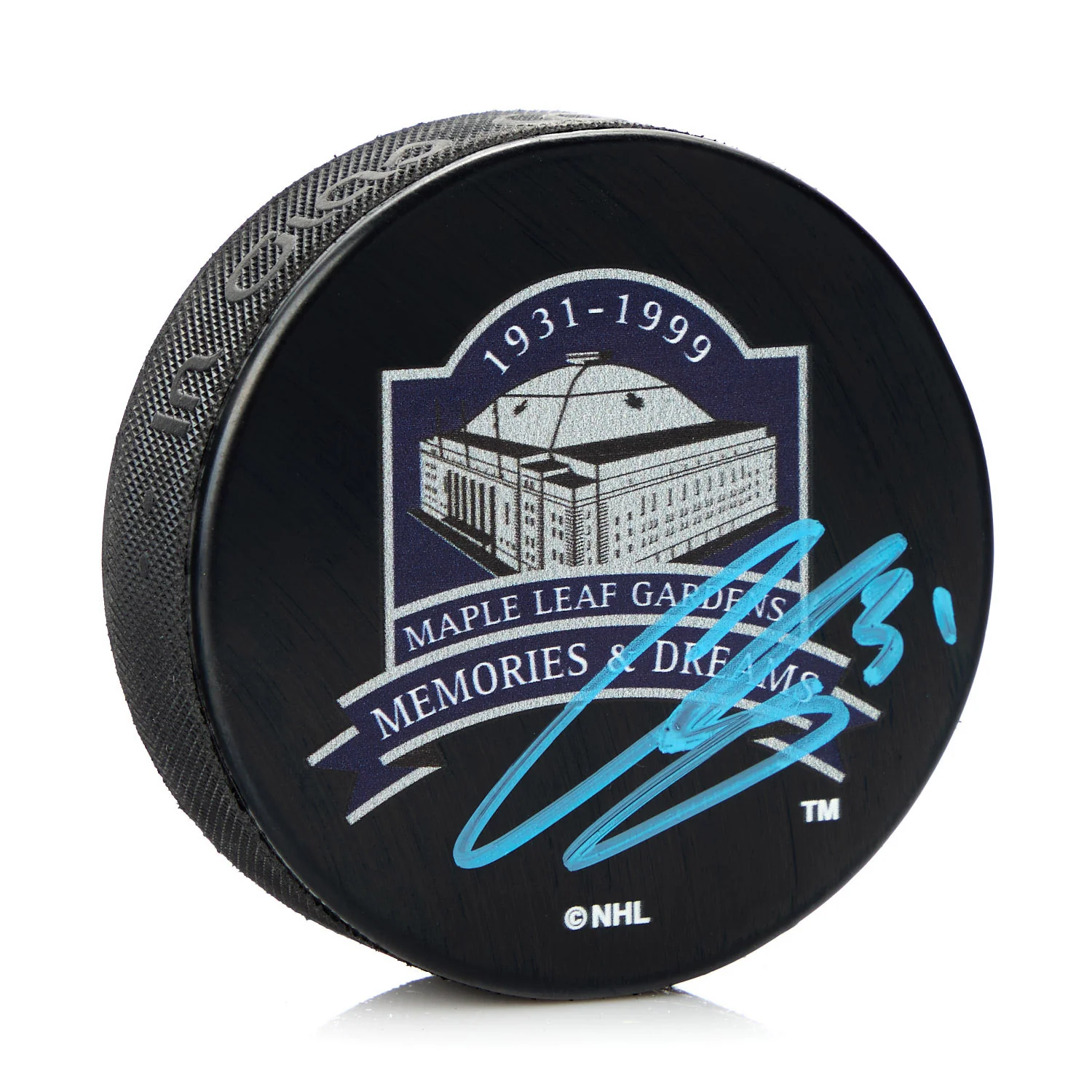 Curtis Joseph Signed Toronto Maple Leaf Gardens Memories & Dreams Puck