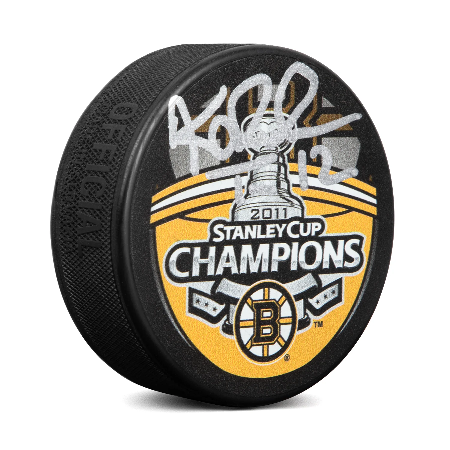 Tomas Kaberle Signed Boston Bruins 2011 Stanley Cup Champions Puck
