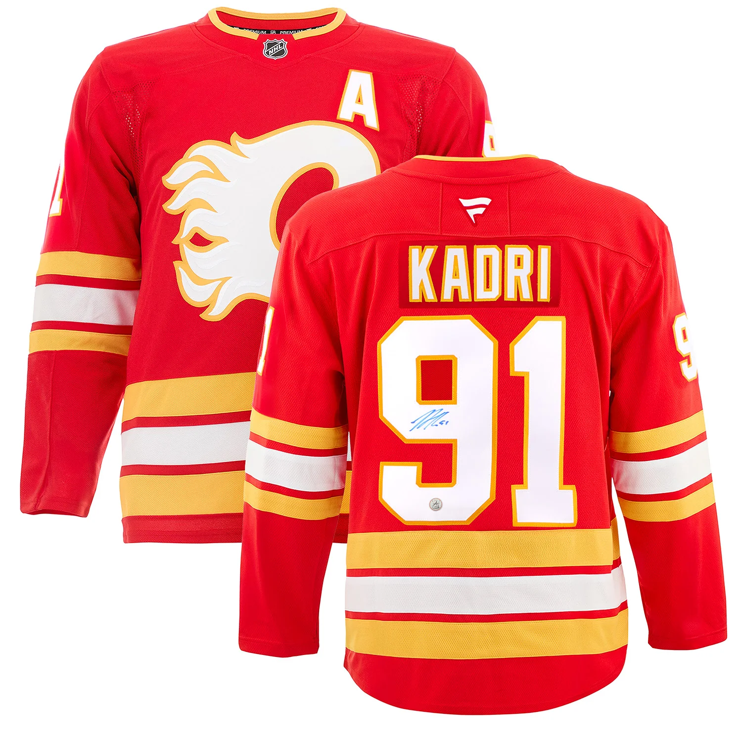 Nazem Kadri Signed Calgary Flames Fanatics Premium Jersey - Image 3