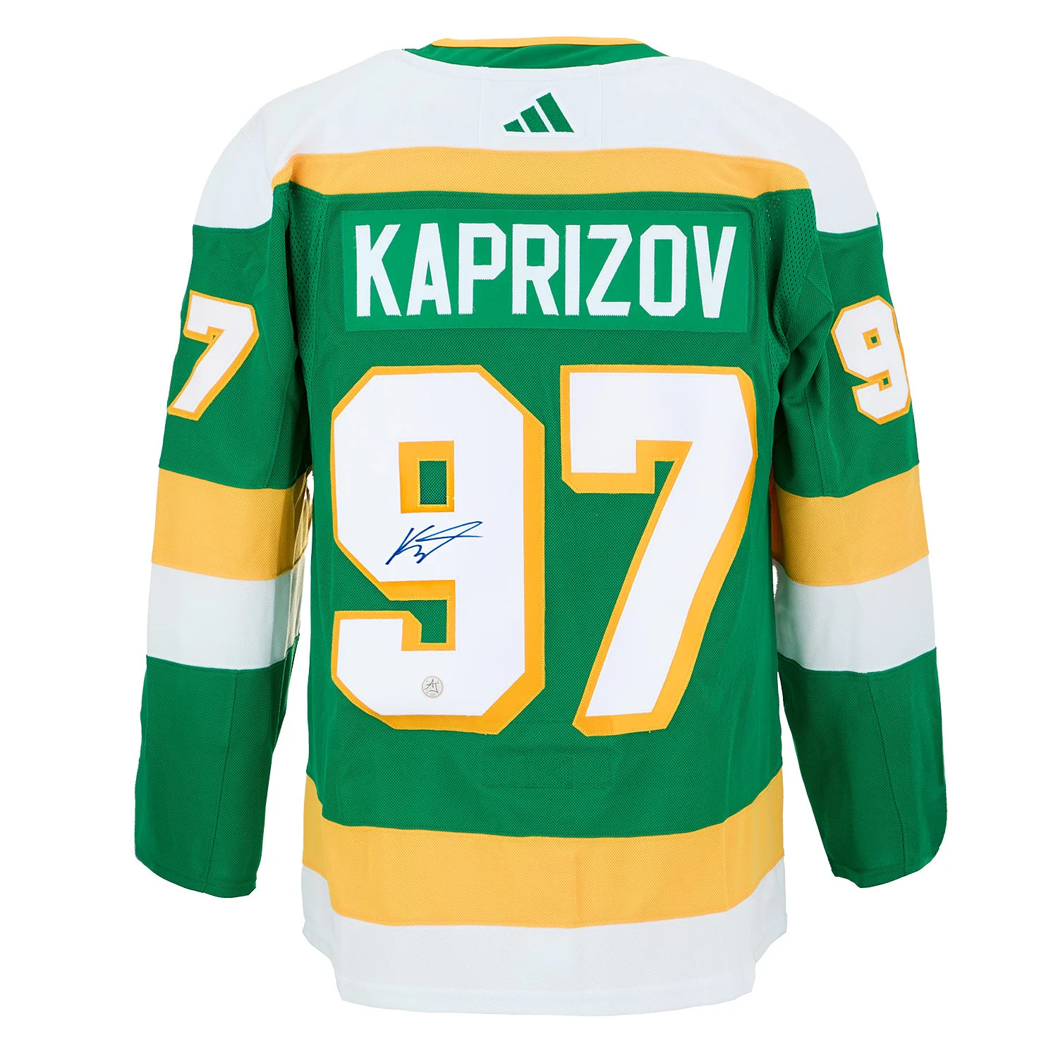 Kirill Kaprizov Signed Minnesota Wild Reverse Retro 2.0 adidas Jersey