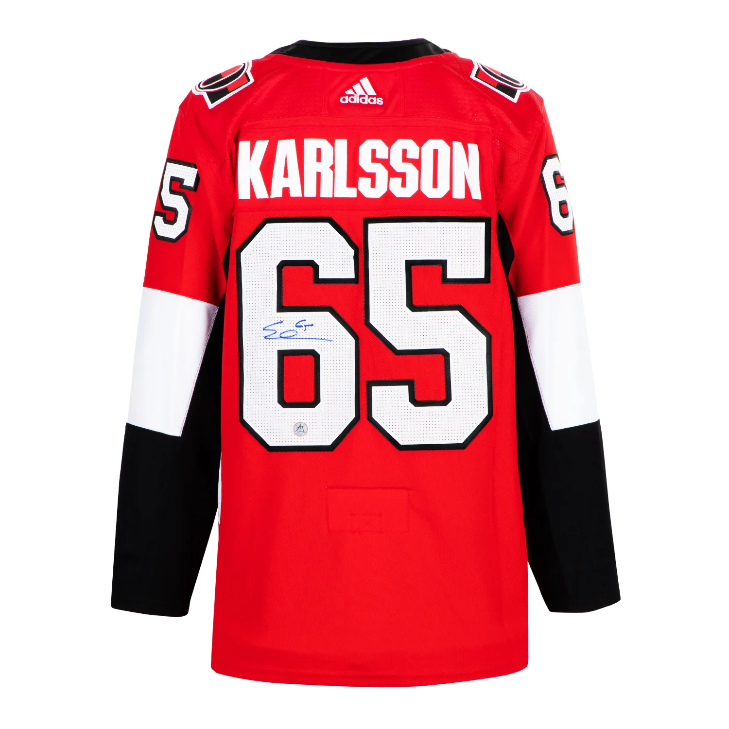 Erik Karlsson Autographed Ottawa Senators Red adidas Jersey
