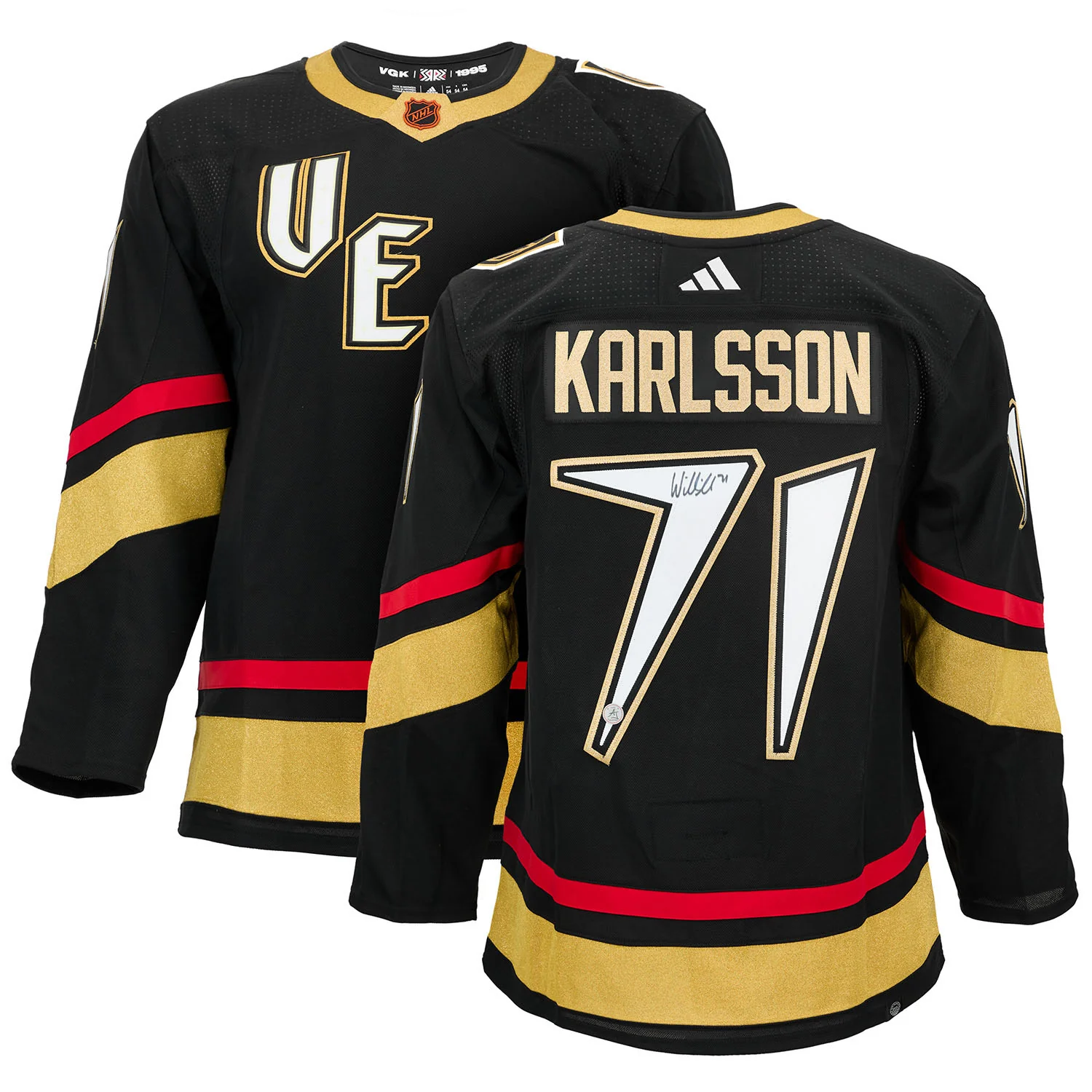 William Karlsson Signed Vegas Golden Knights Reverse Retro 2.0 adidas Jersey - Image 3